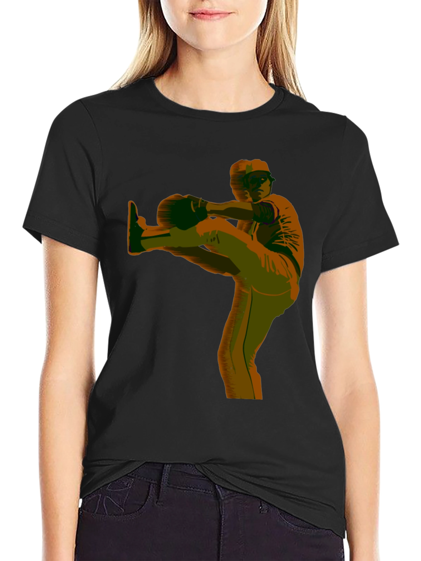 Baseball Pitcher Graphic Tee