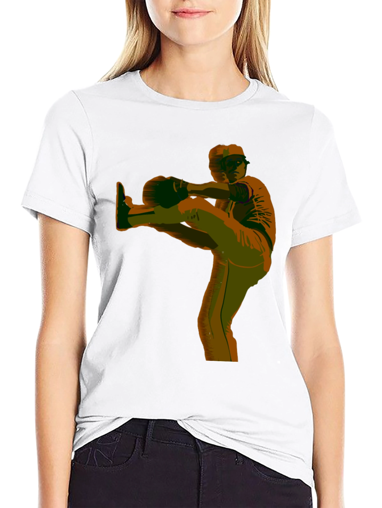 Baseball Pitcher Graphic Tee