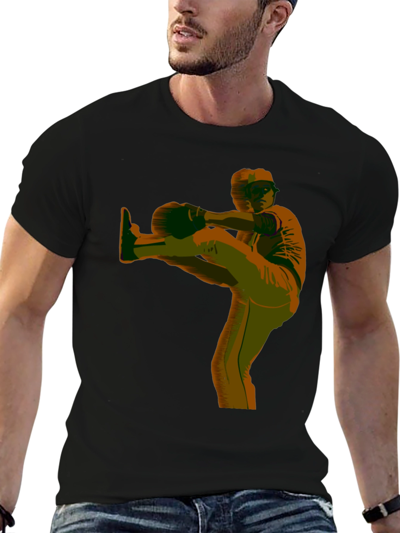 Baseball Pitcher Graphic Tee