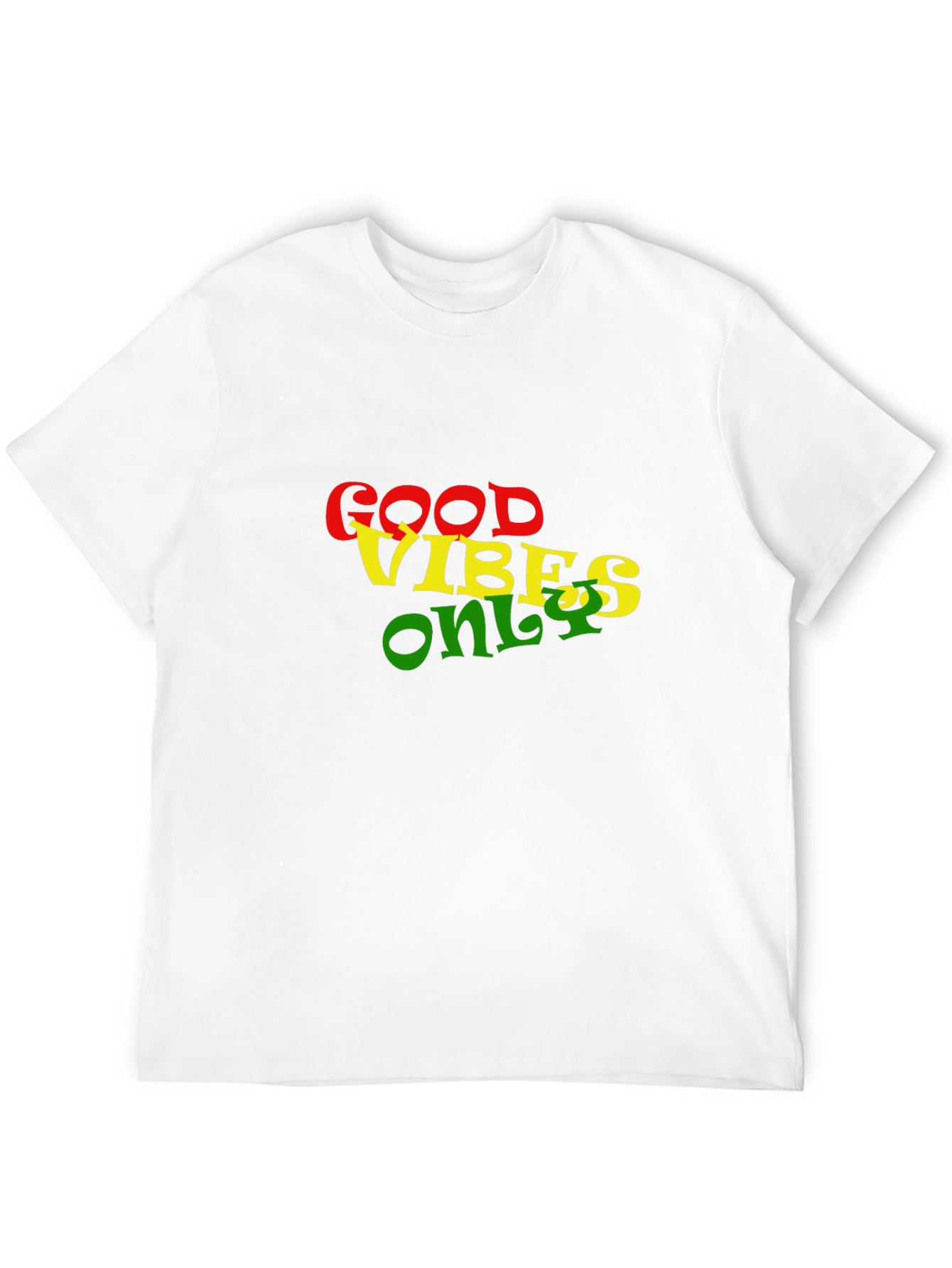 Good Vibes Only Black Graphic T-Shirt