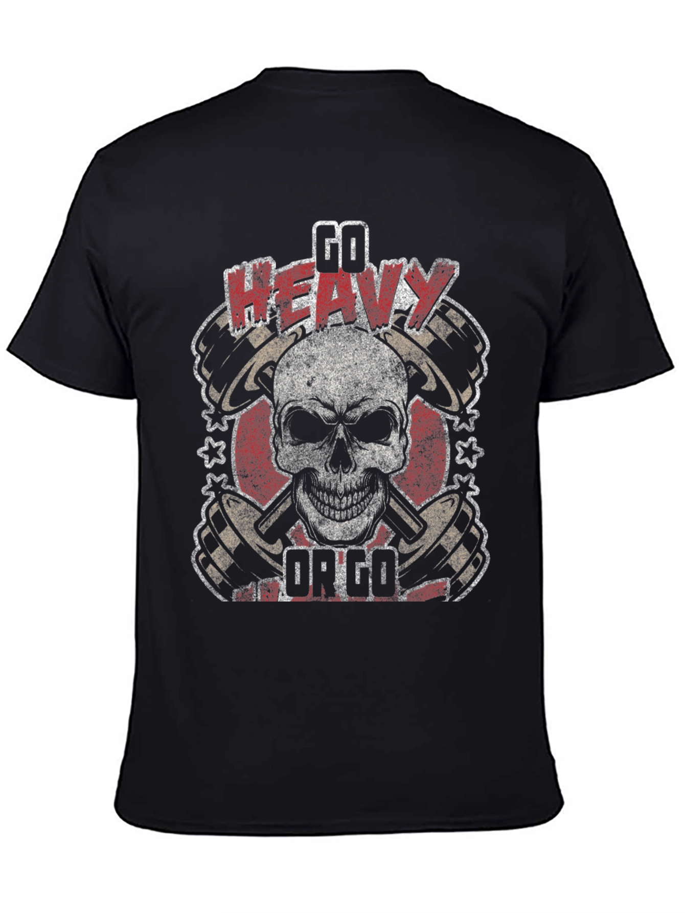 Go Heavy Or Go Home Graphic Tee