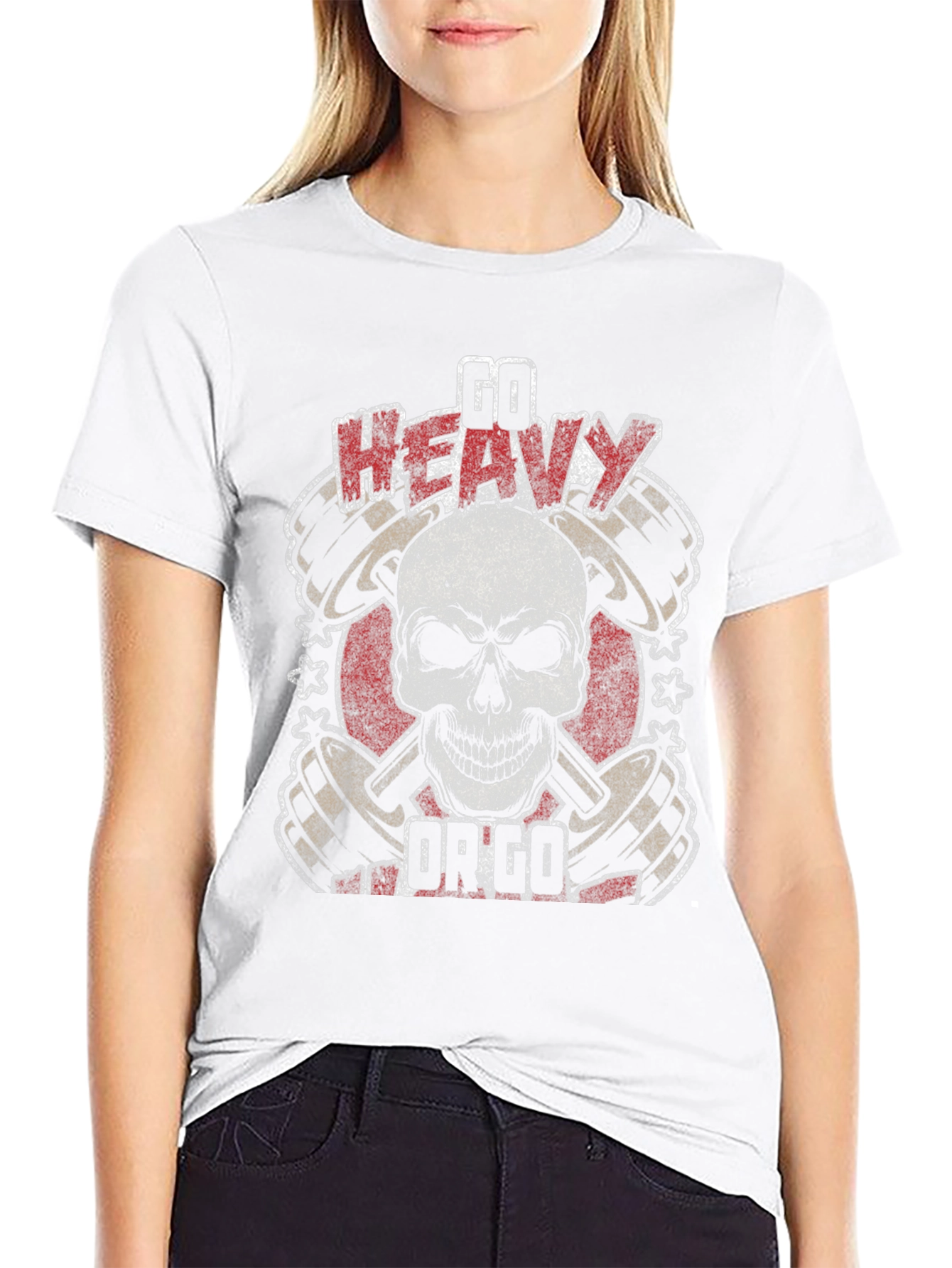 Go Heavy Or Go Home Graphic Tee