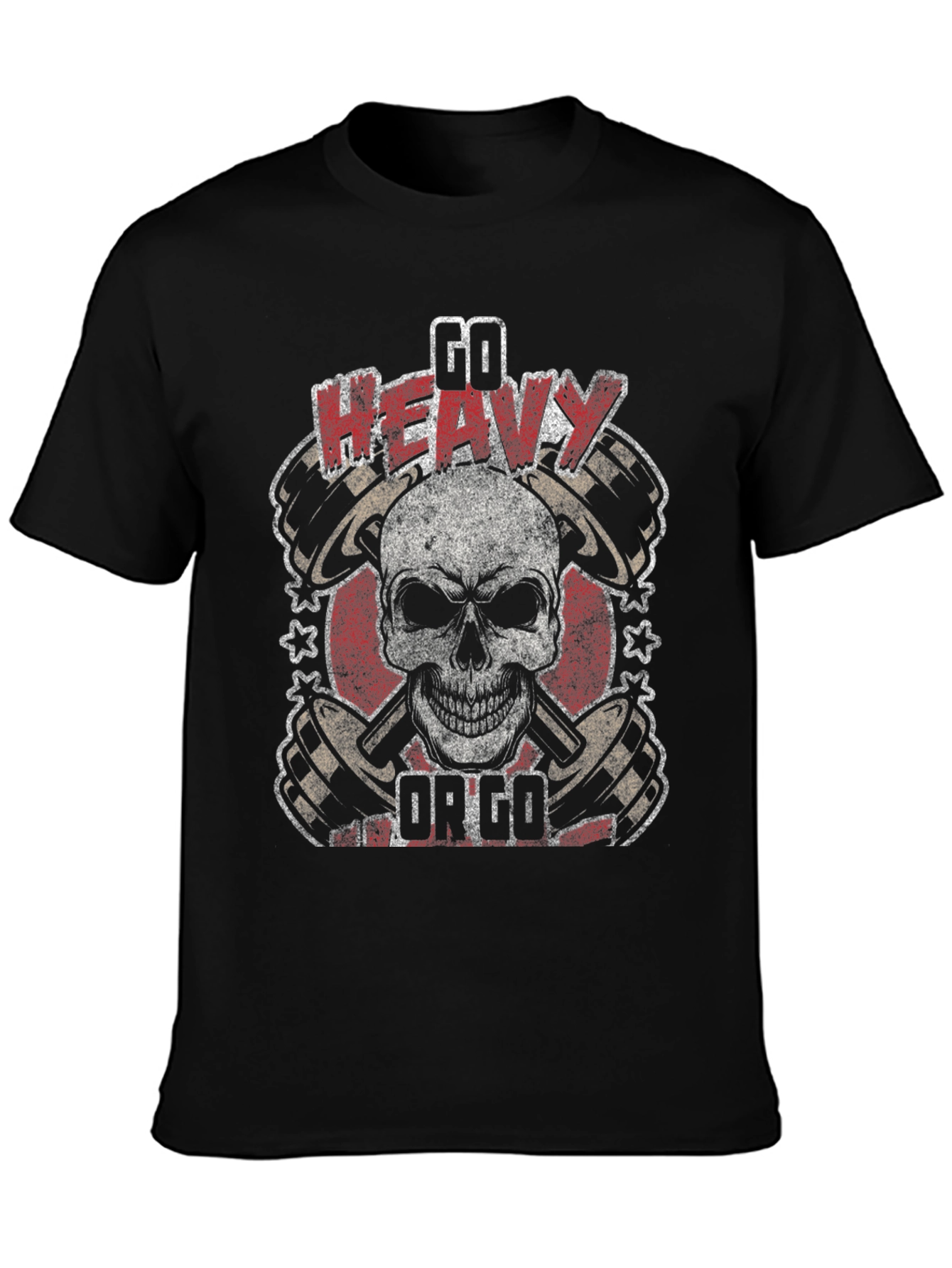 Go Heavy Or Go Home Graphic Tee