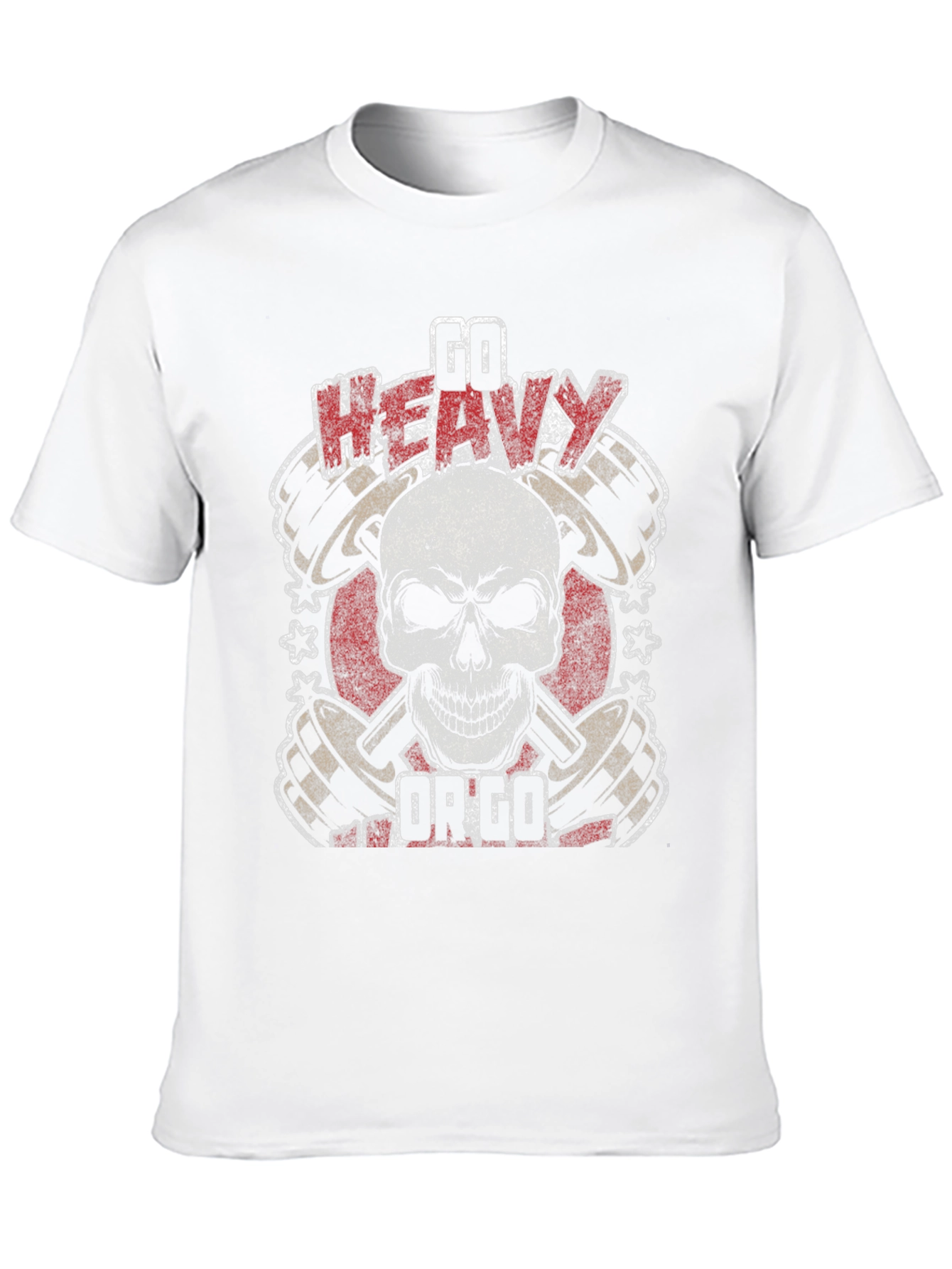Go Heavy Or Go Home Graphic Tee