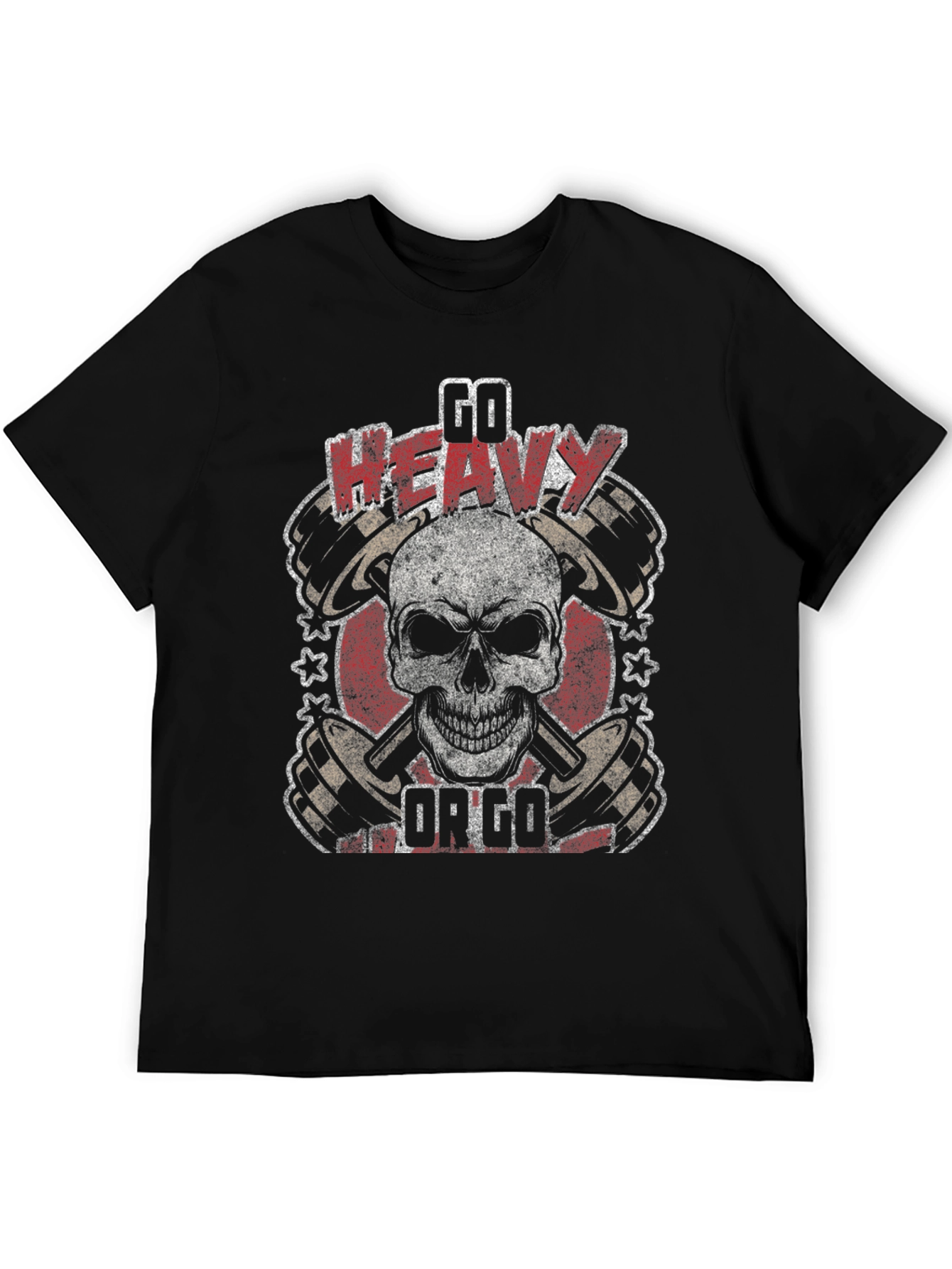 Go Heavy Or Go Home Graphic Tee