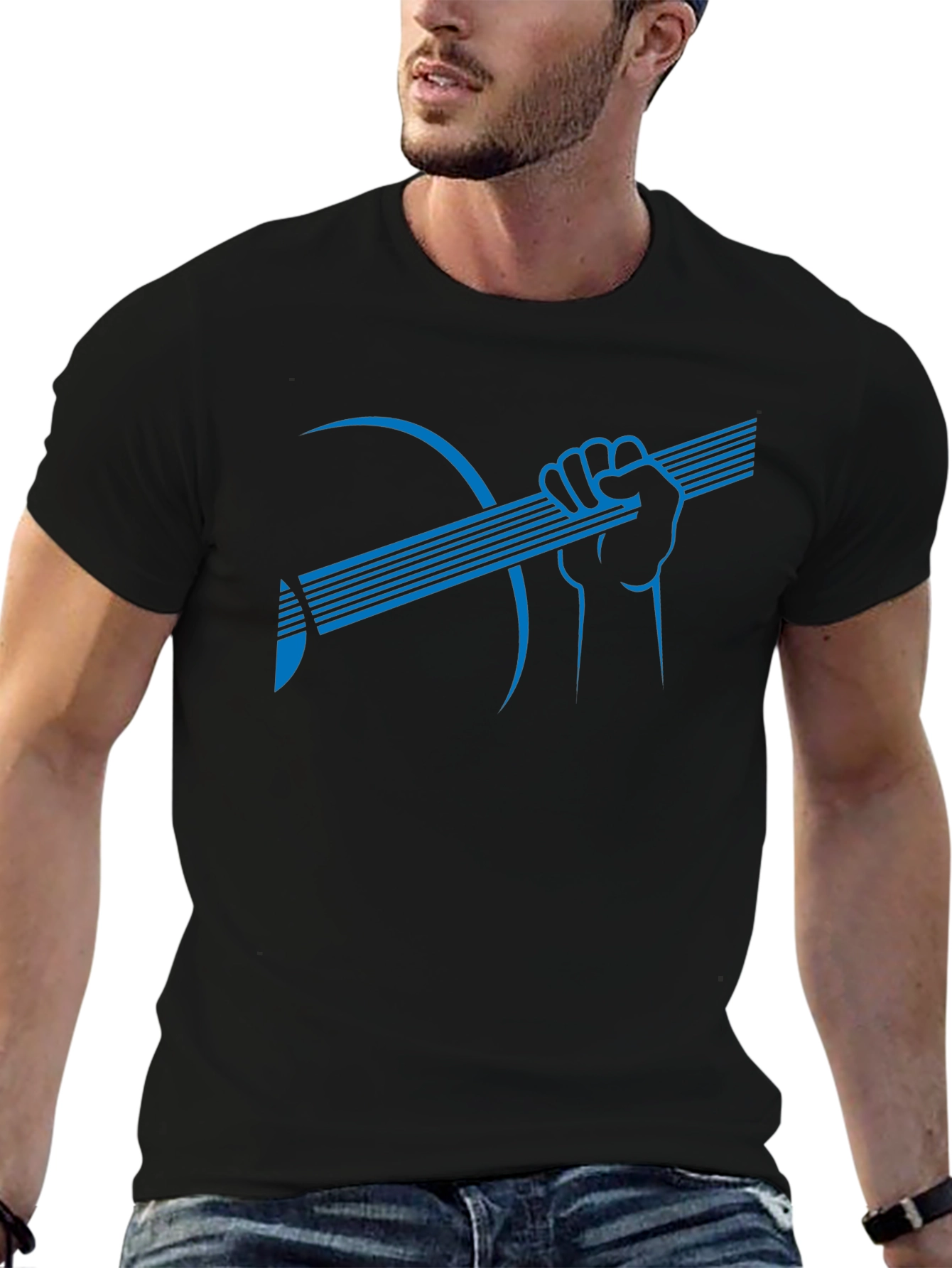 Guitar Grip T-Shirt - Music Lover Tee