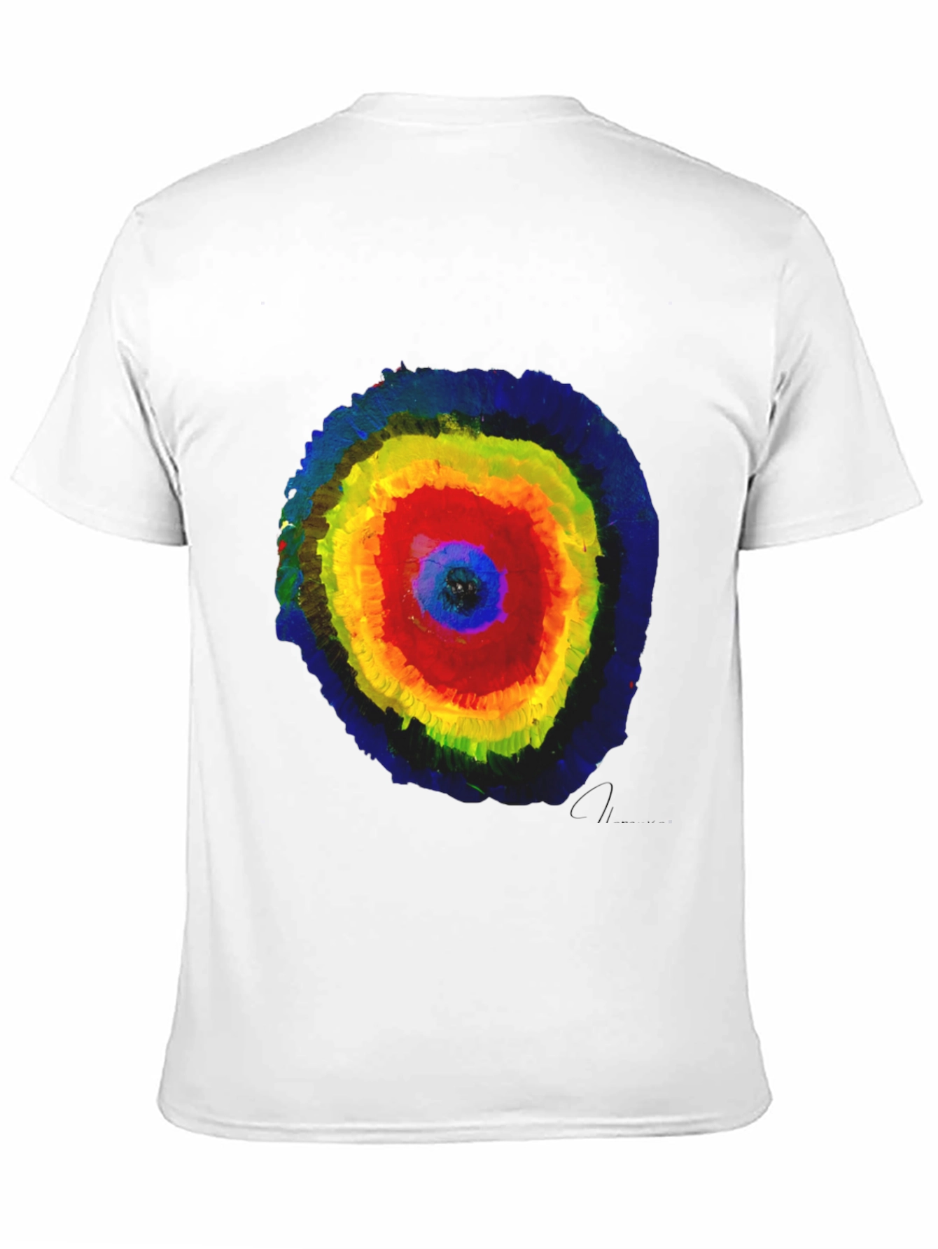 Abstract Circle Graphic Print T-Shirt