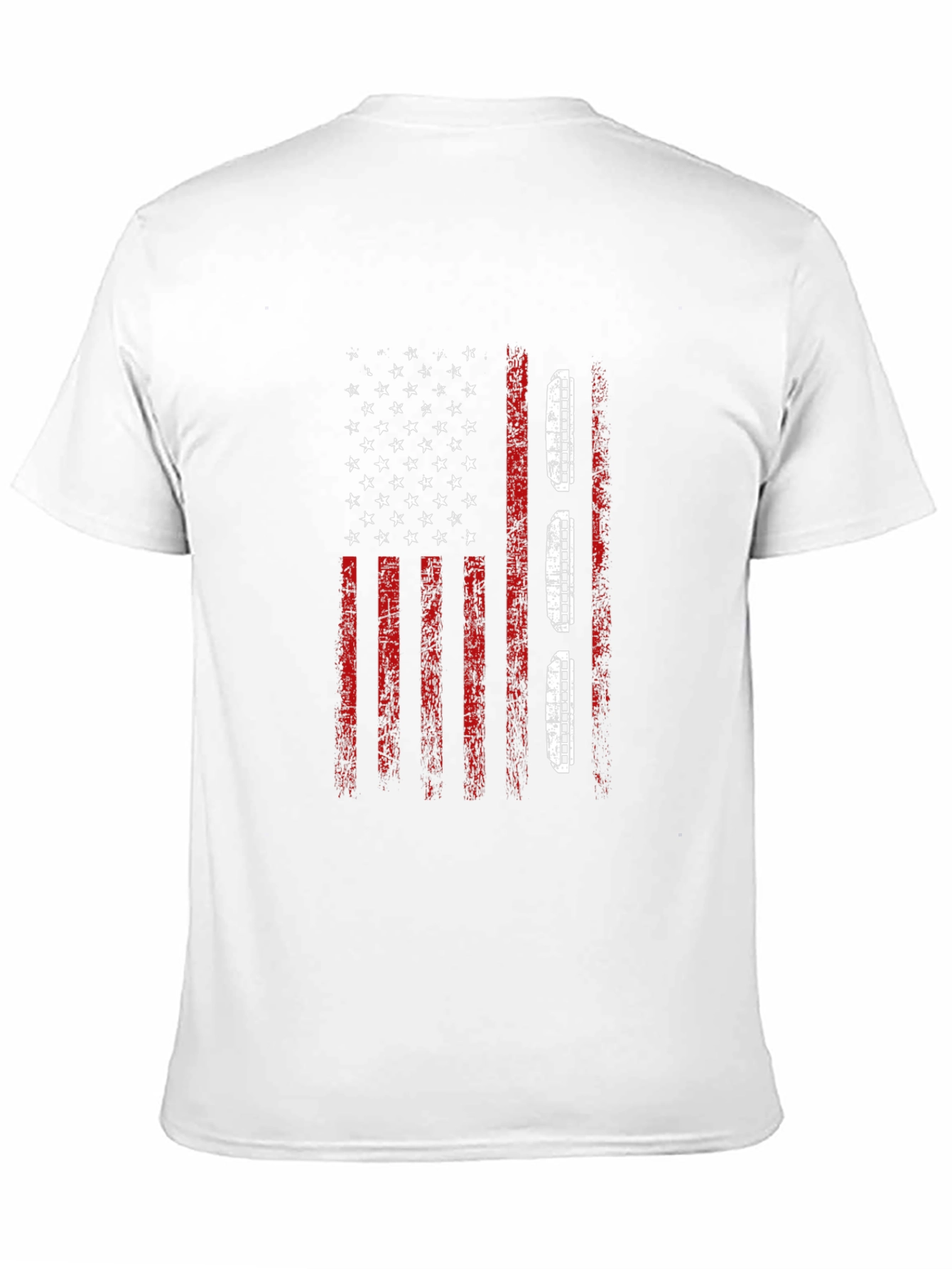American Flag Harmonica T-Shirt