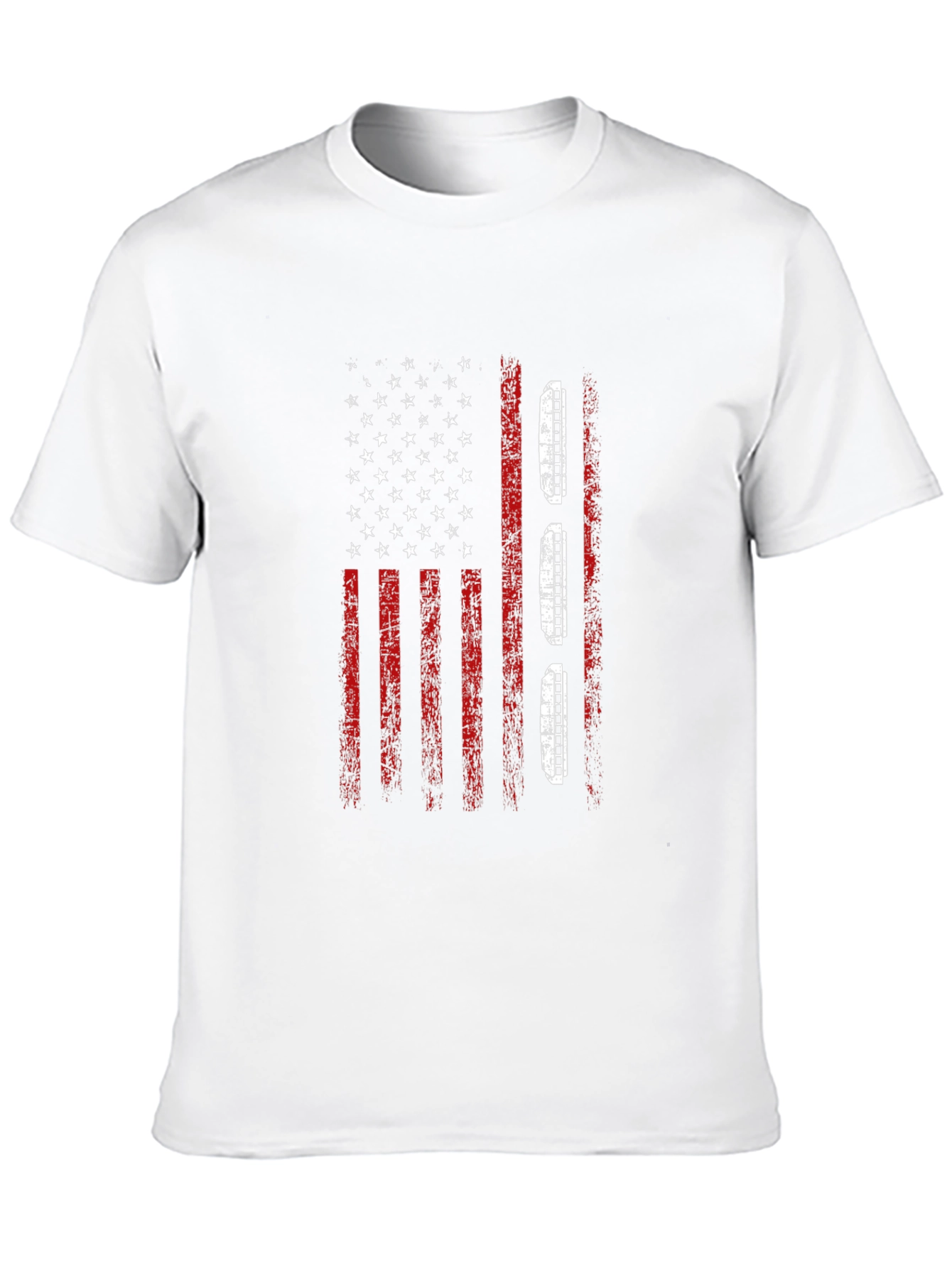 American Flag Harmonica T-Shirt
