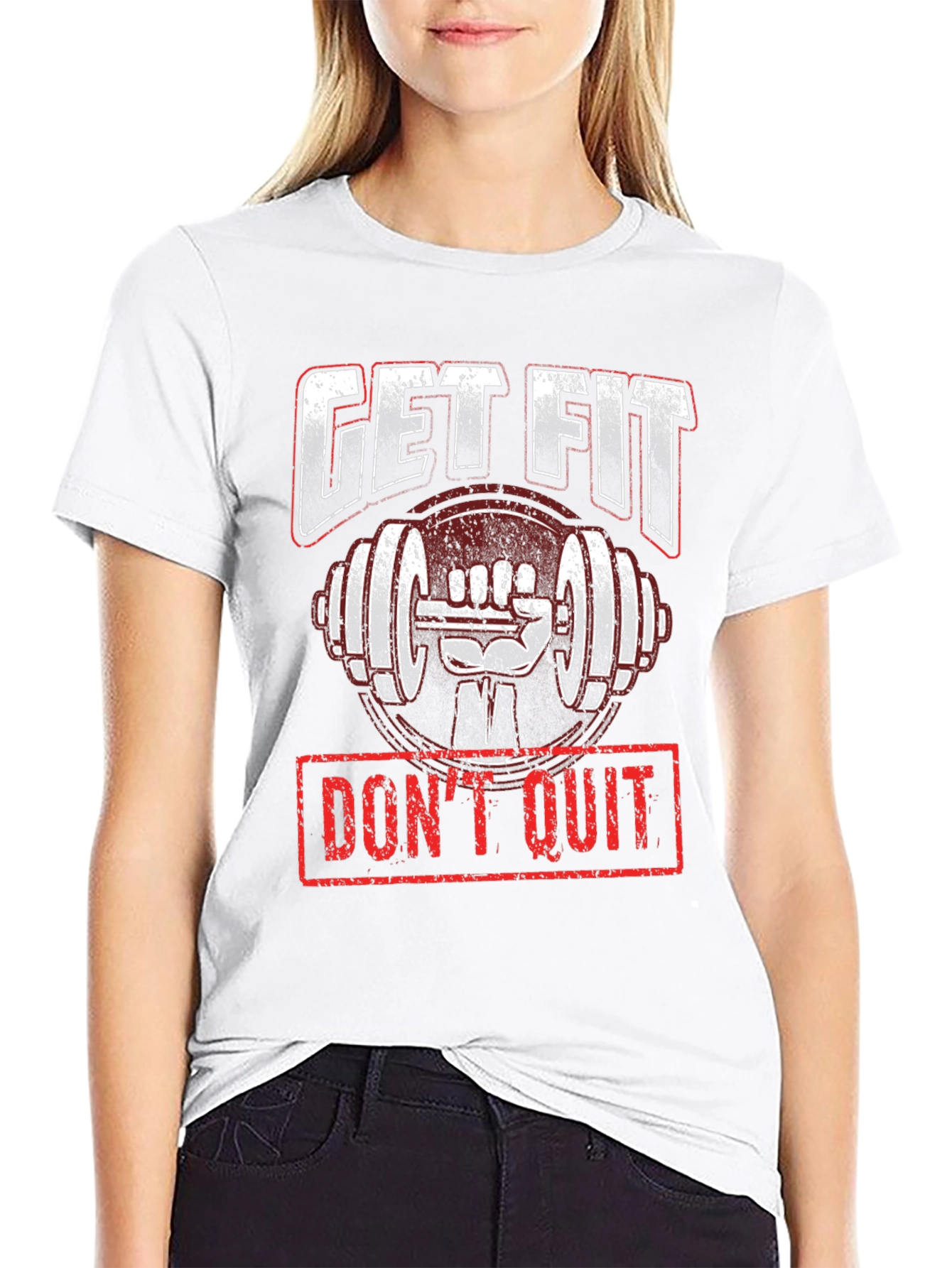 Get Fit Dont Quit T-Shirt