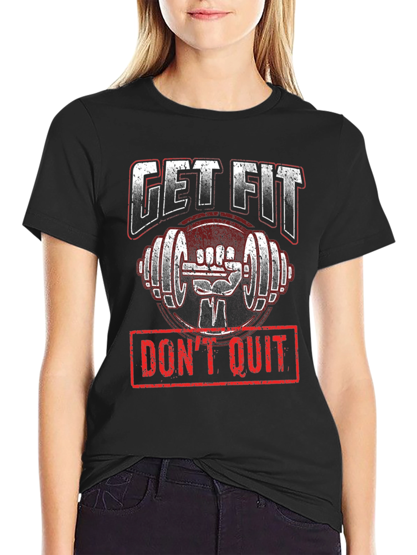 Get Fit Dont Quit T-Shirt