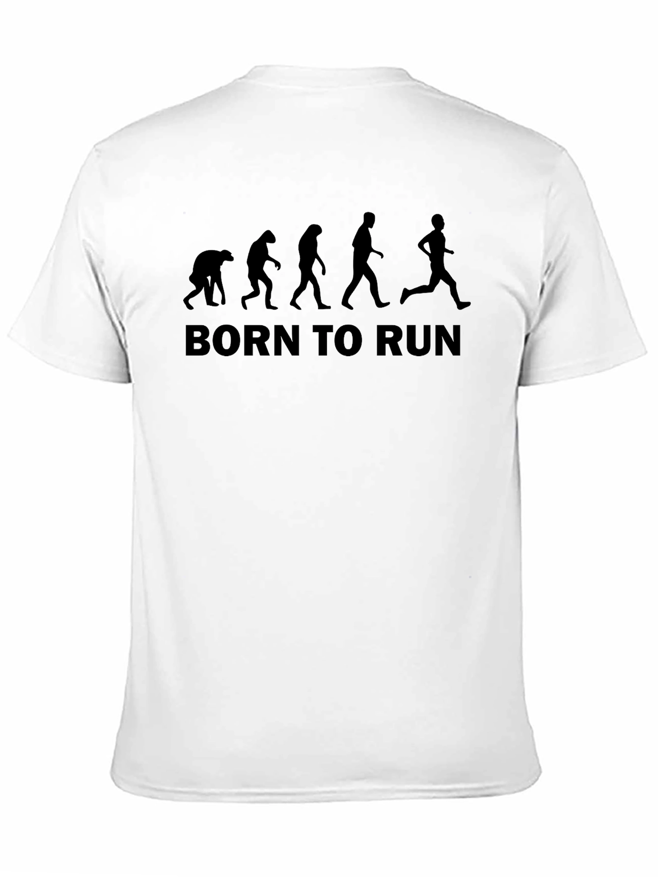 Born to Run Evolution Graphic Tee - Black