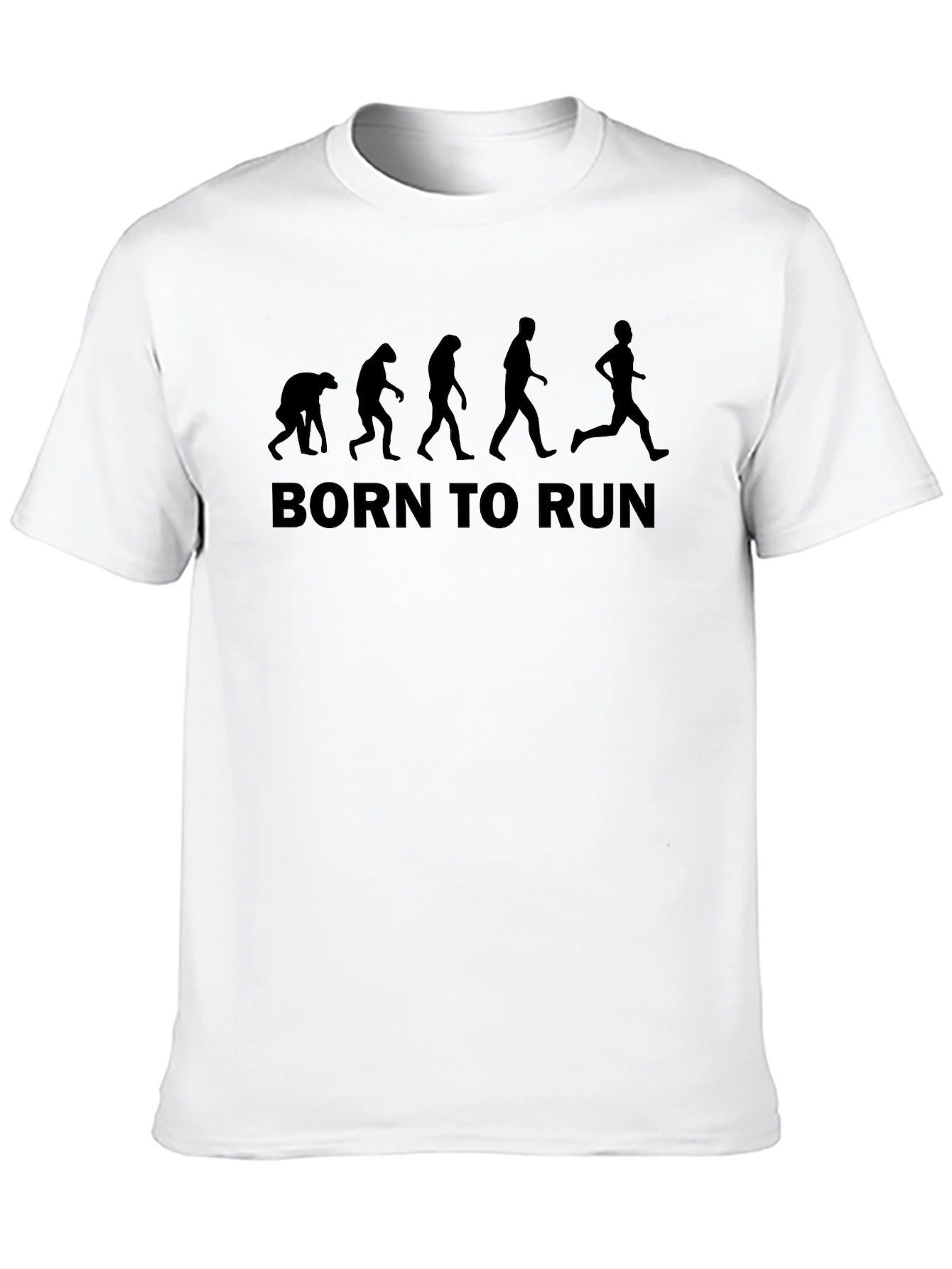 Born to Run Evolution Graphic Tee - Black
