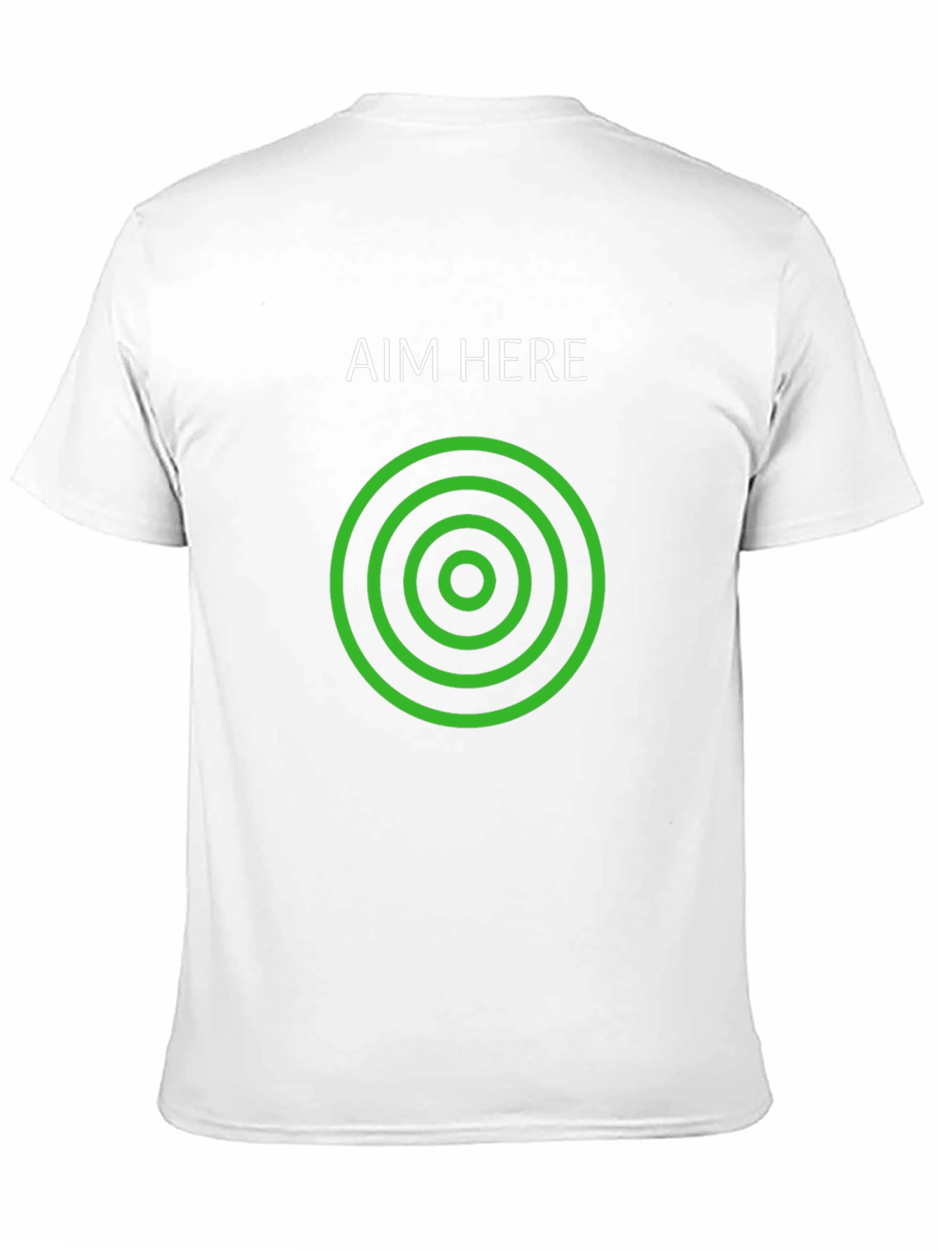 Aim Here T-Shirt - Black Graphic Tee
