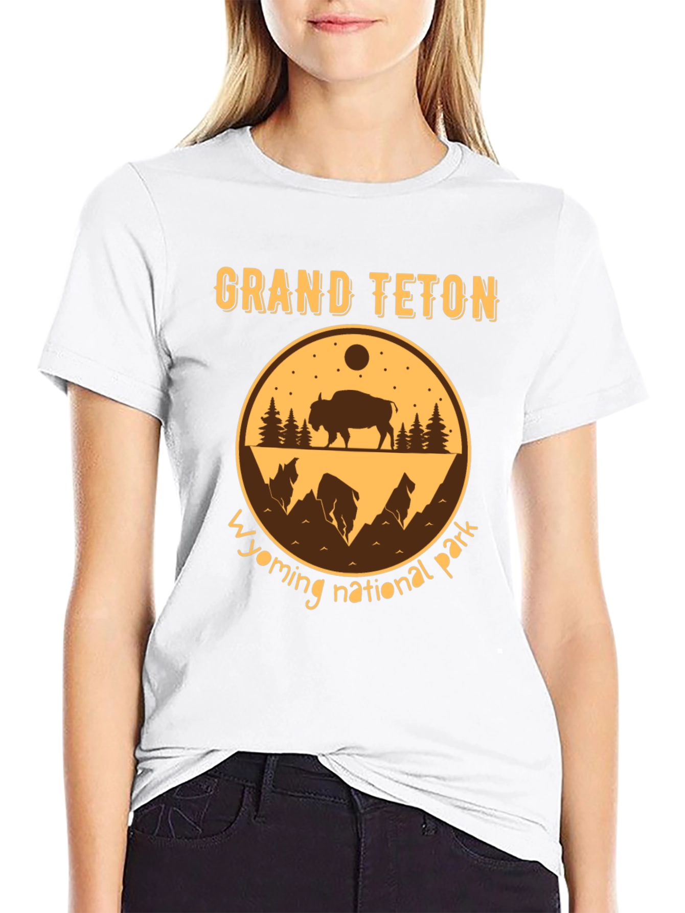 Grand Teton Wyoming National Park Graphic Tee
