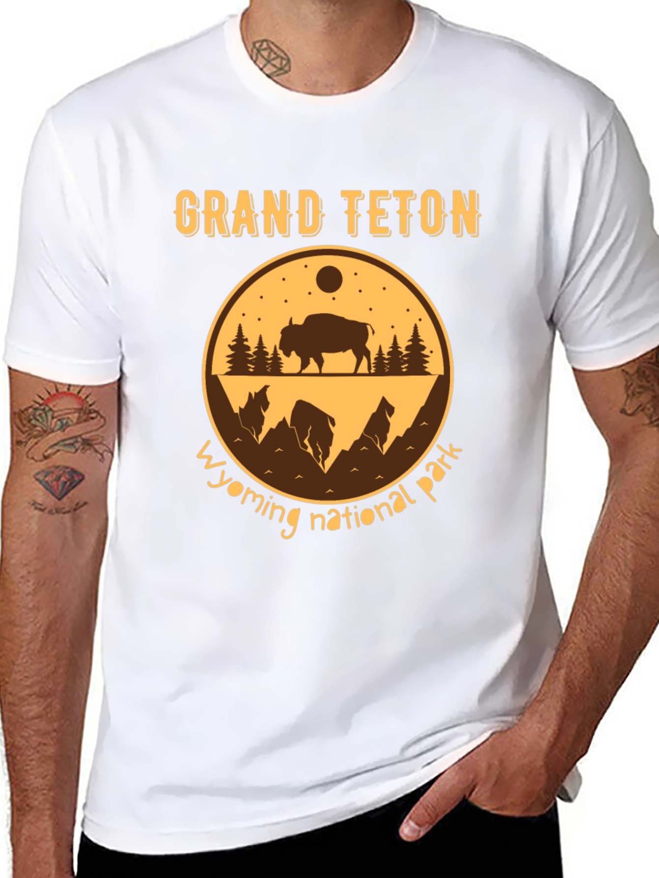 Grand Teton Wyoming National Park Graphic Tee