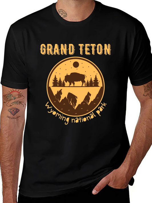 Grand Teton Wyoming National Park Graphic Tee