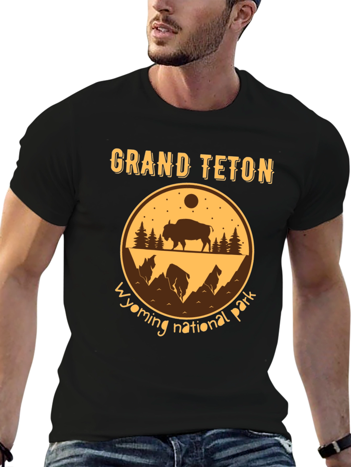 Grand Teton Wyoming National Park Graphic Tee