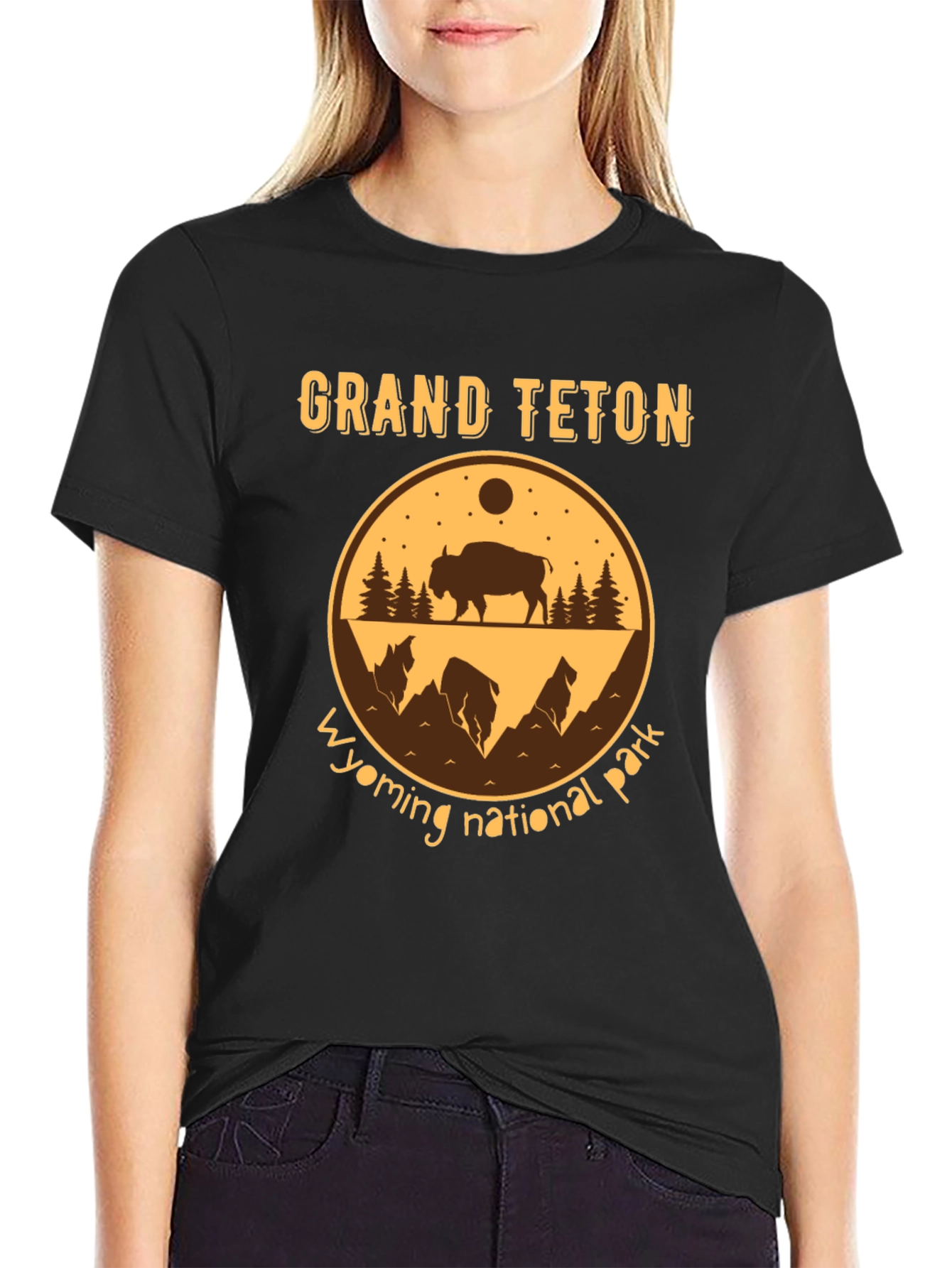Grand Teton Wyoming National Park Graphic Tee