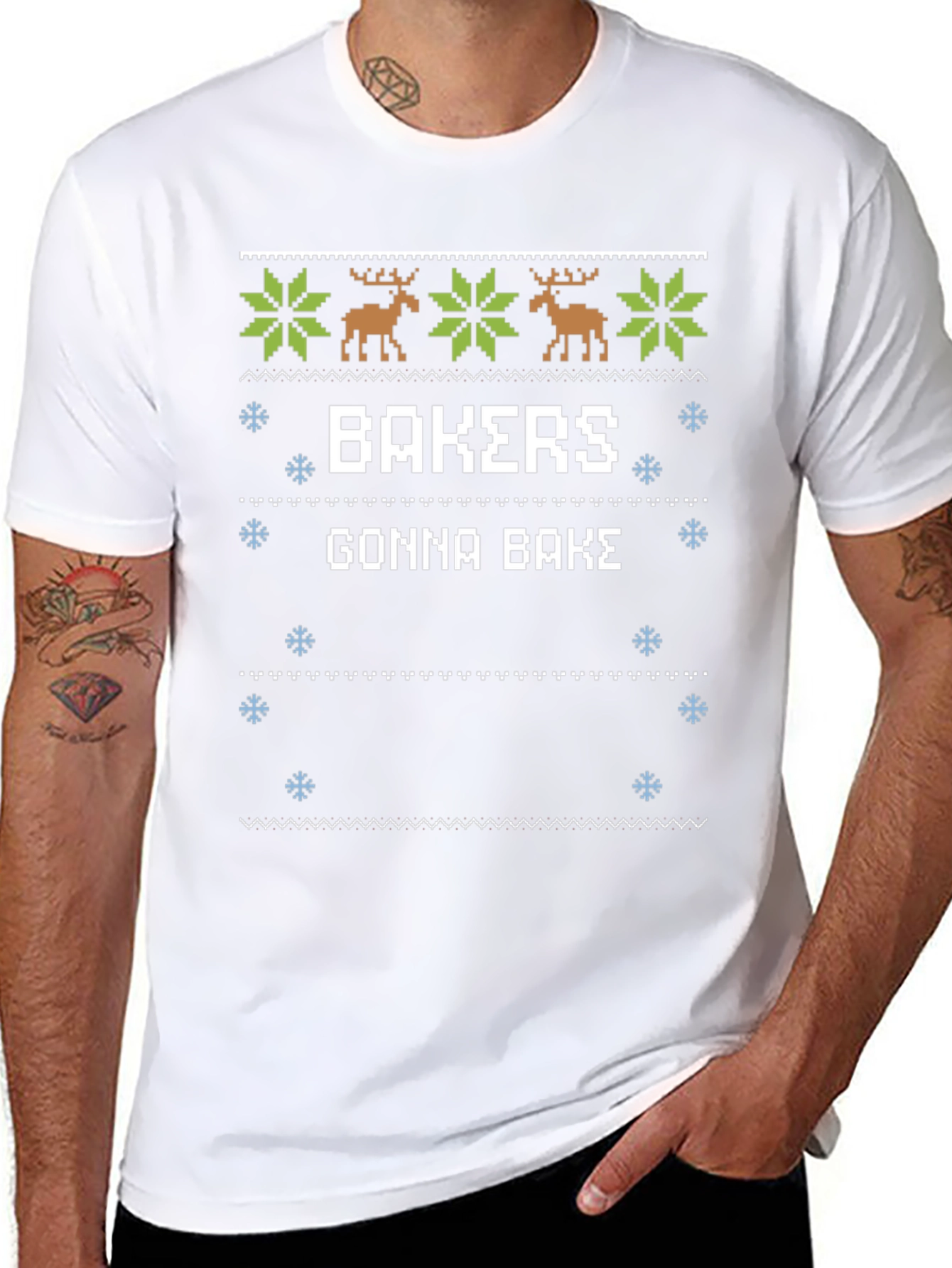 Bakers Gonna Bake Ugly Christmas Sweater T-Shirt