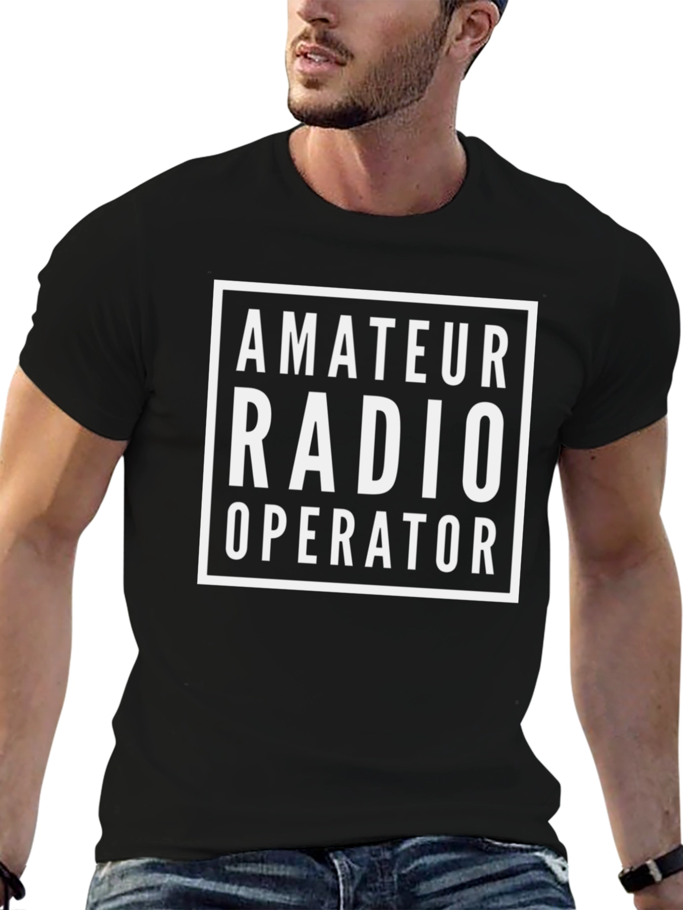 Amateur Radio Operator T-Shirt - Classic Black Tee