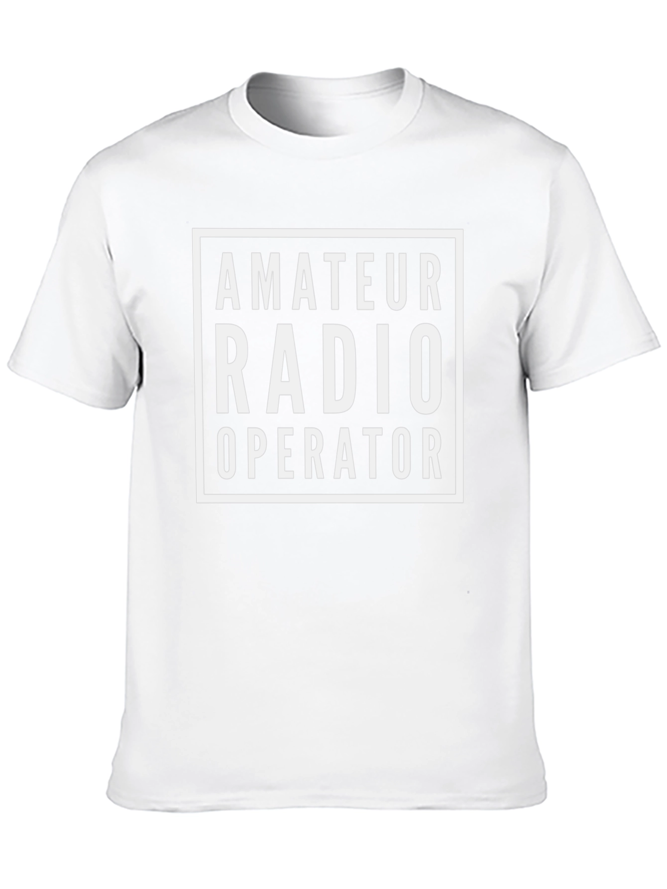 Amateur Radio Operator T-Shirt - Classic Black Tee