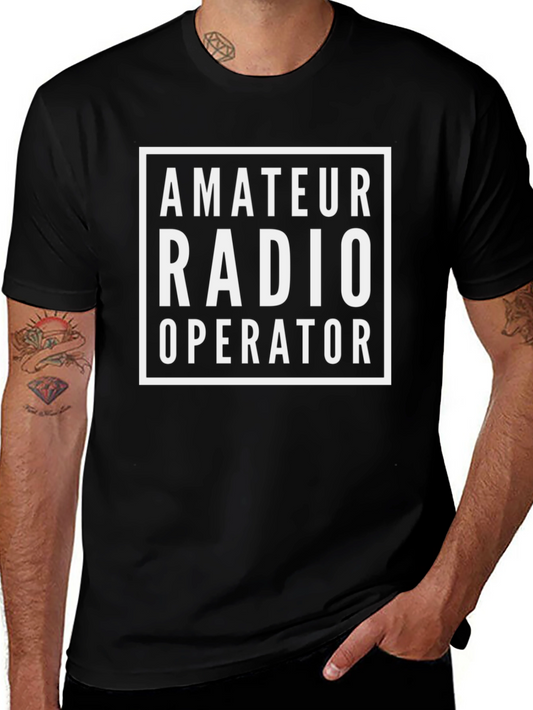Amateur Radio Operator T-Shirt - Classic Black Tee