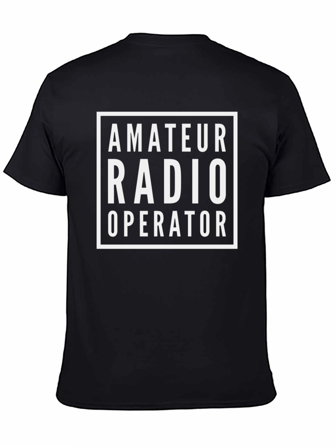 Amateur Radio Operator T-Shirt - Classic Black Tee