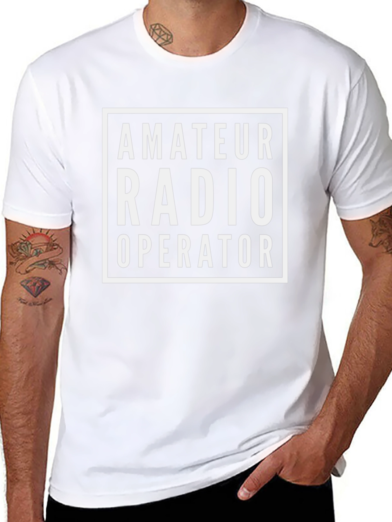 Amateur Radio Operator T-Shirt - Classic Black Tee