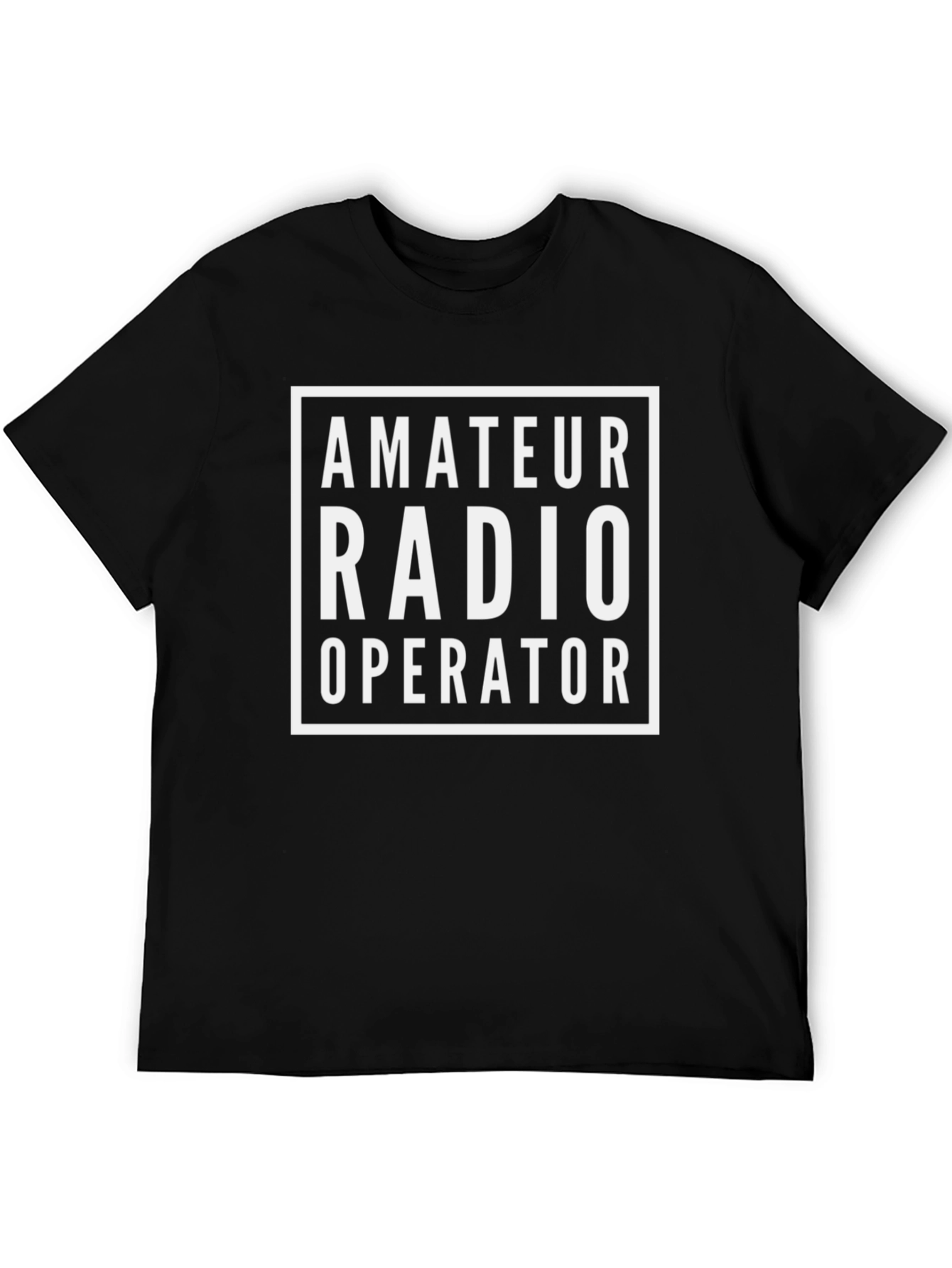 Amateur Radio Operator T-Shirt - Classic Black Tee