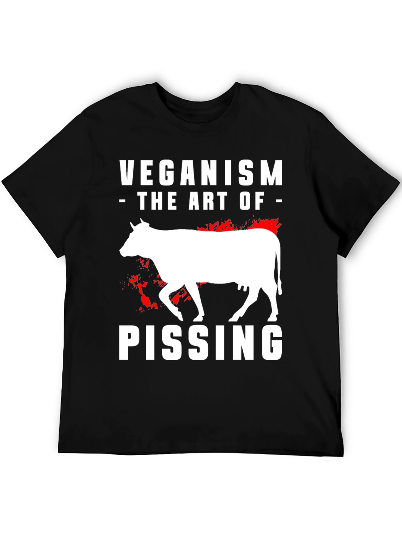 Veganism Graphic Tee: The Art of Pissing Off People