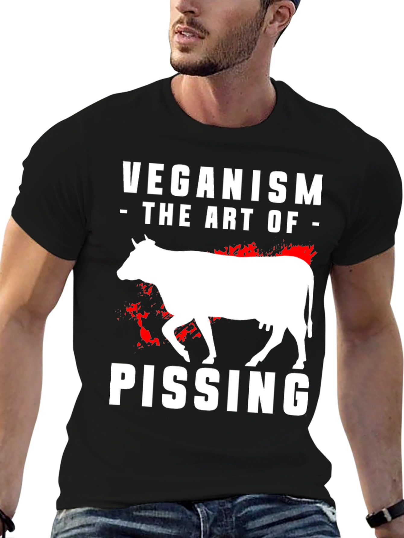 Veganism Graphic Tee: The Art of Pissing Off People