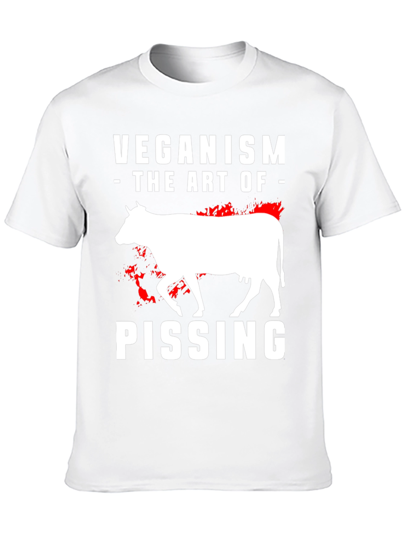 Veganism Graphic Tee: The Art of Pissing Off People