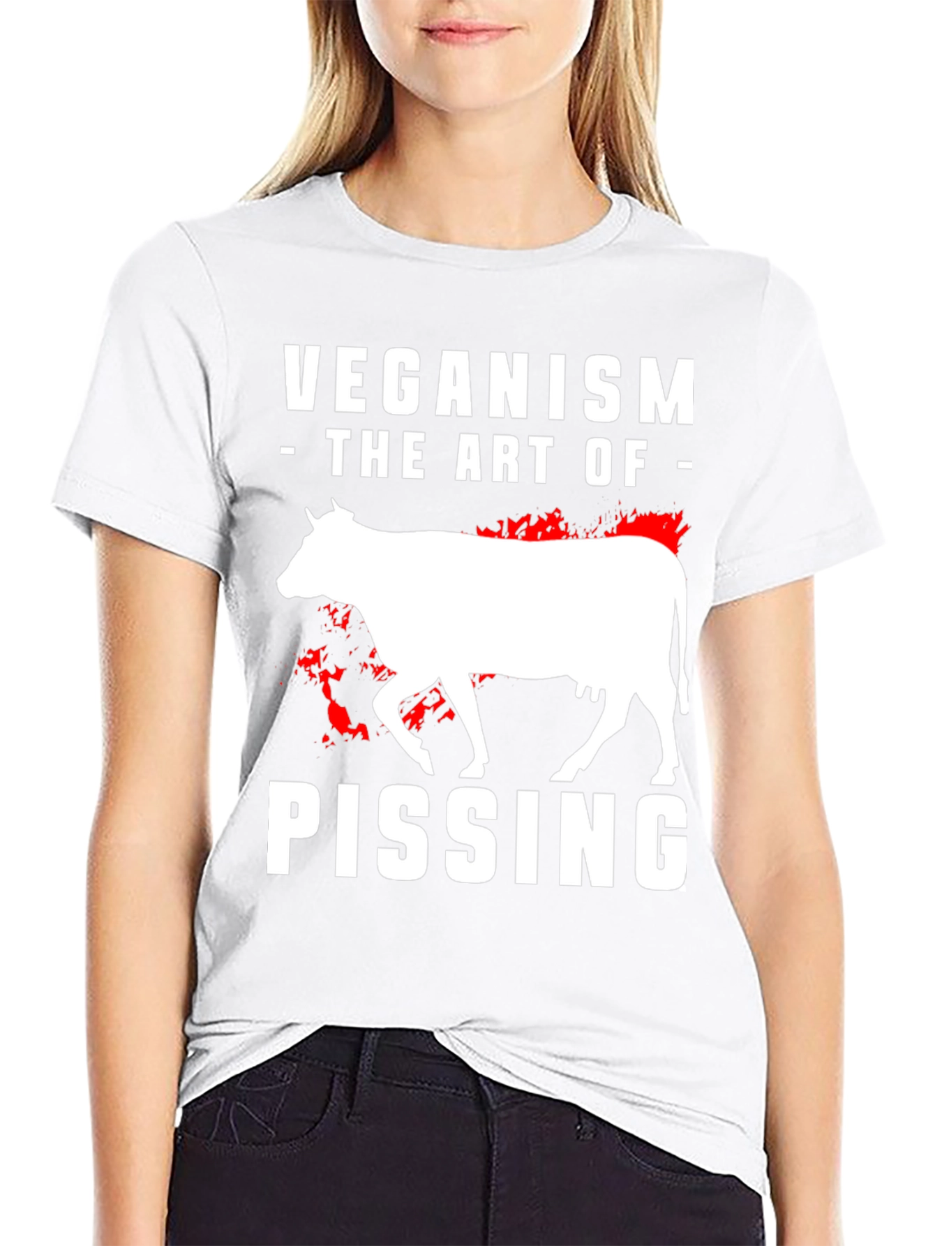 Veganism Graphic Tee: The Art of Pissing Off People