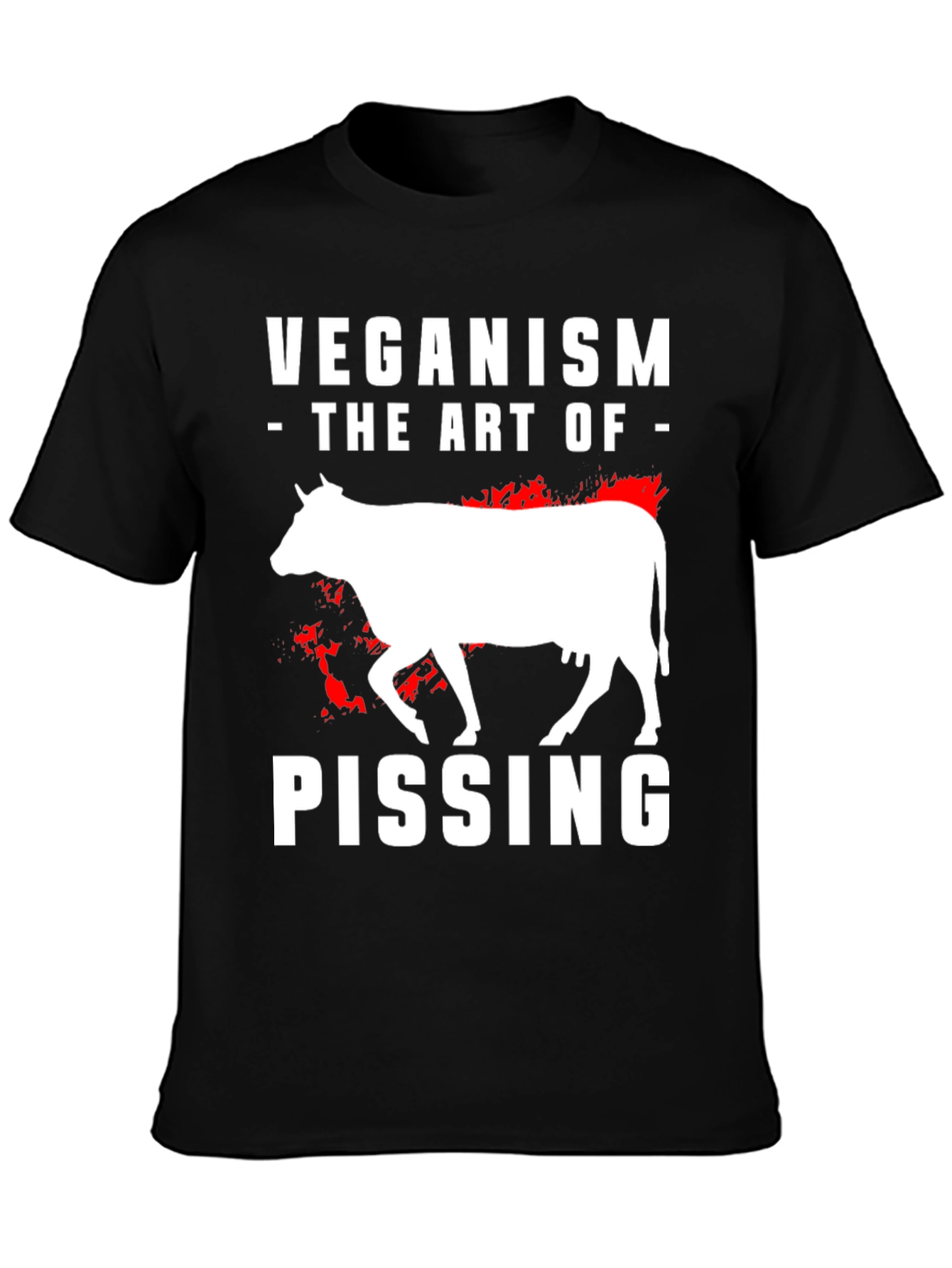 Veganism Graphic Tee: The Art of Pissing Off People