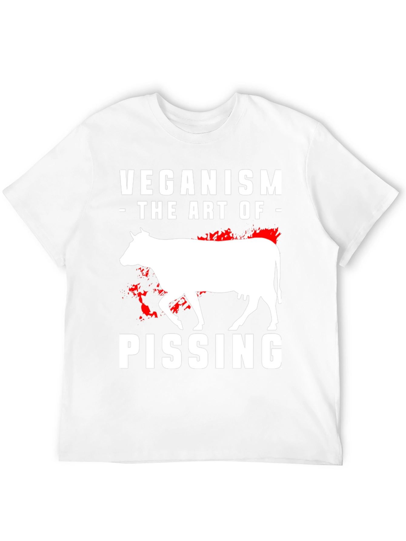 Veganism Graphic Tee: The Art of Pissing Off People