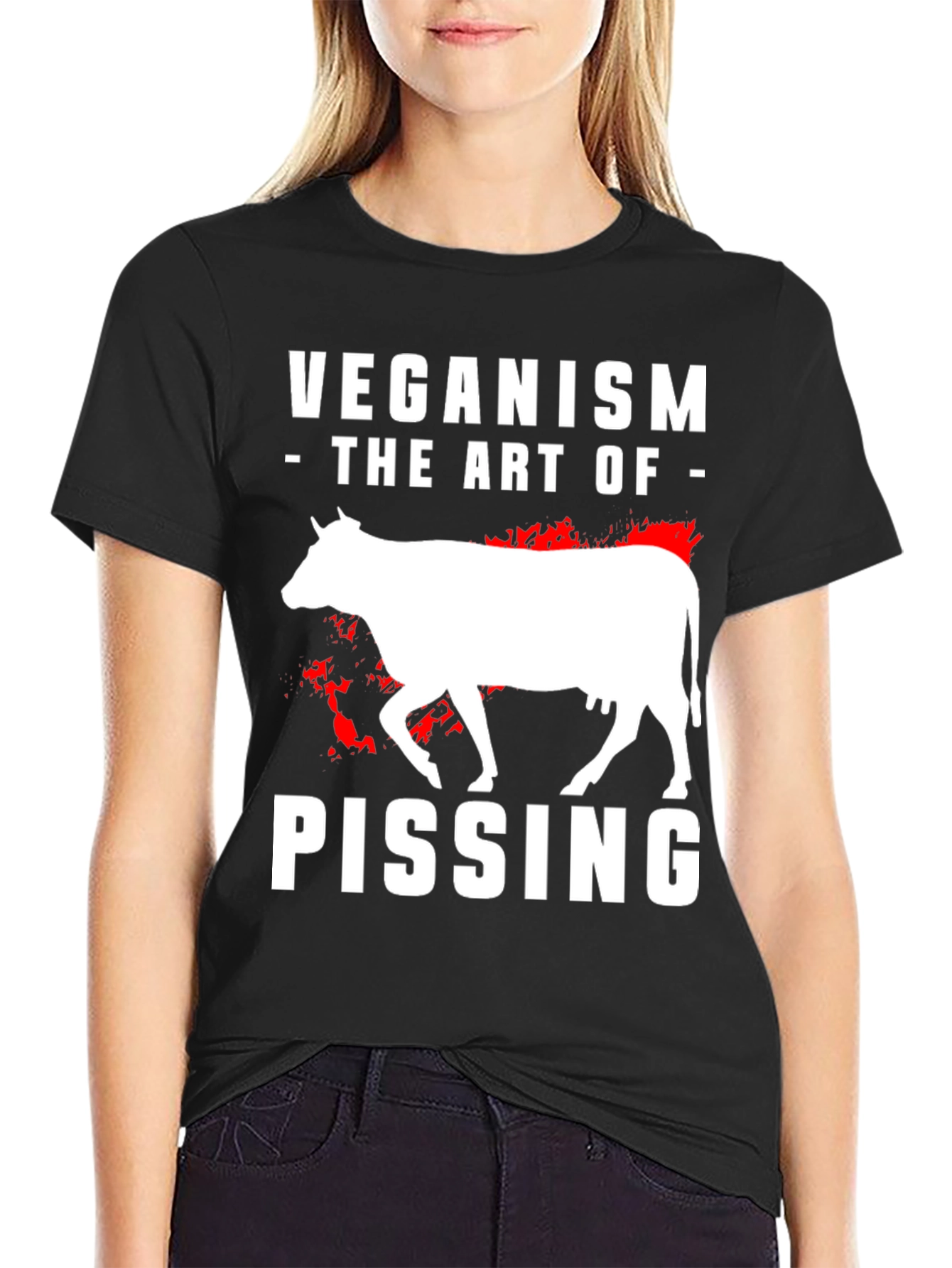 Veganism Graphic Tee: The Art of Pissing Off People