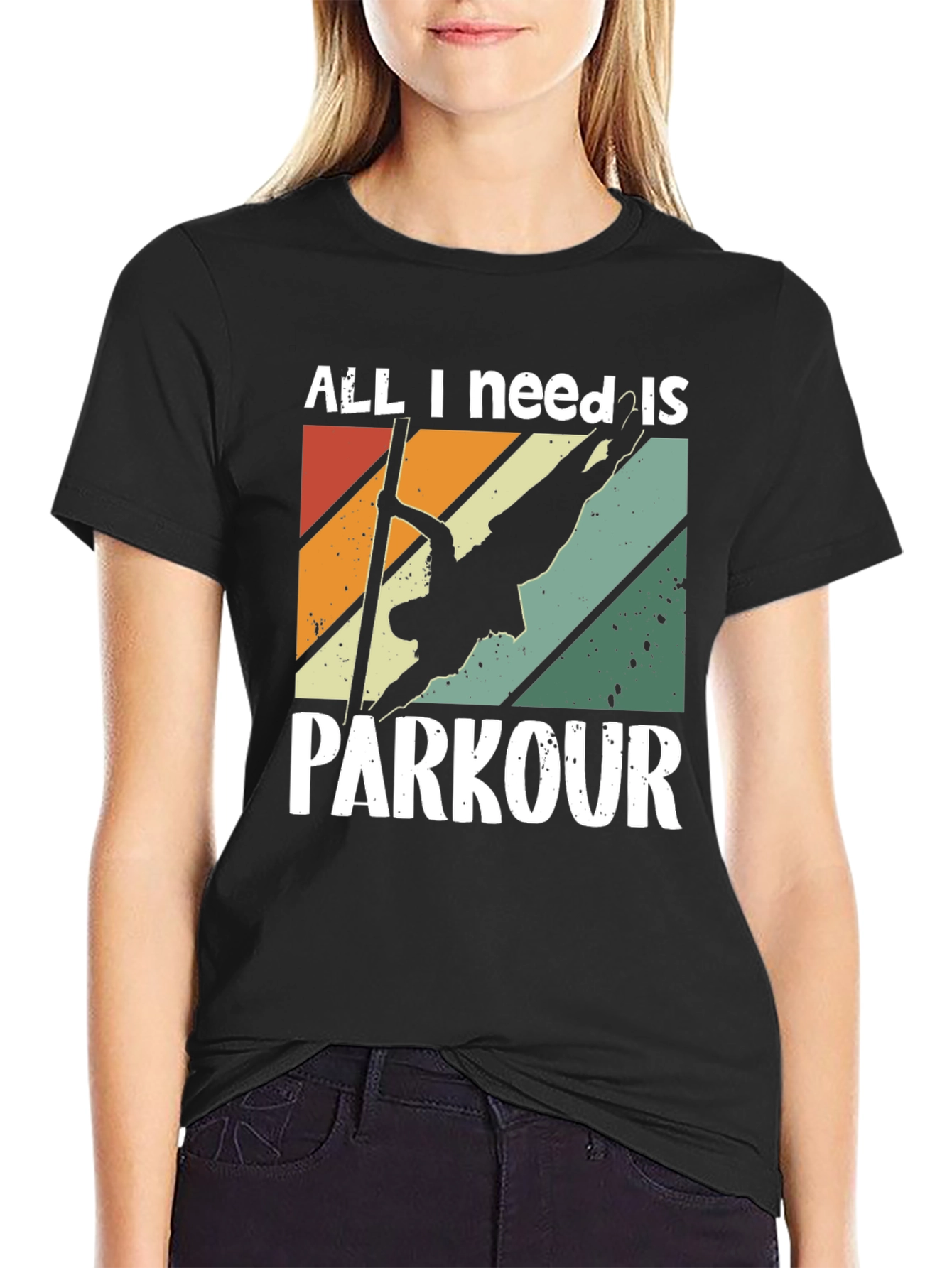 All I Need Is Parkour T-Shirt - Retro Style