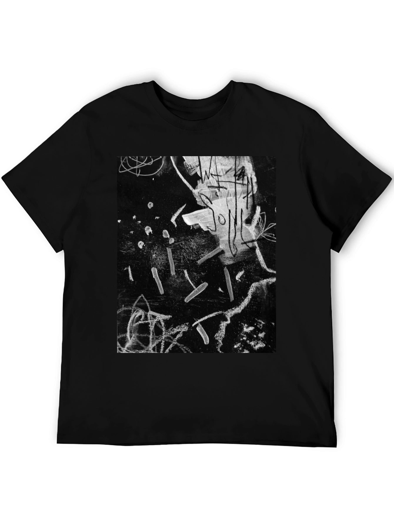 Abstract Art Black T-Shirt