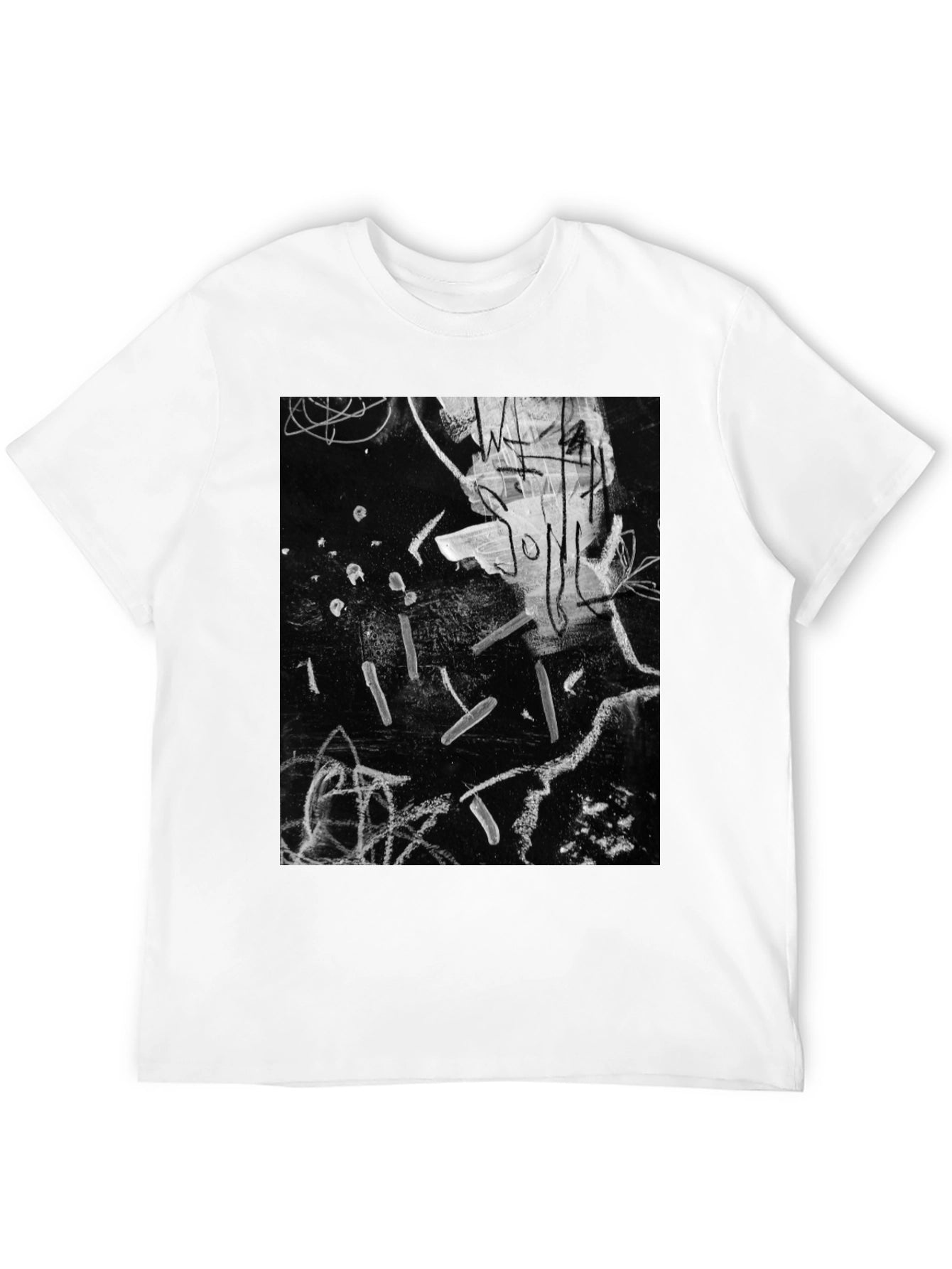 Abstract Art Black T-Shirt