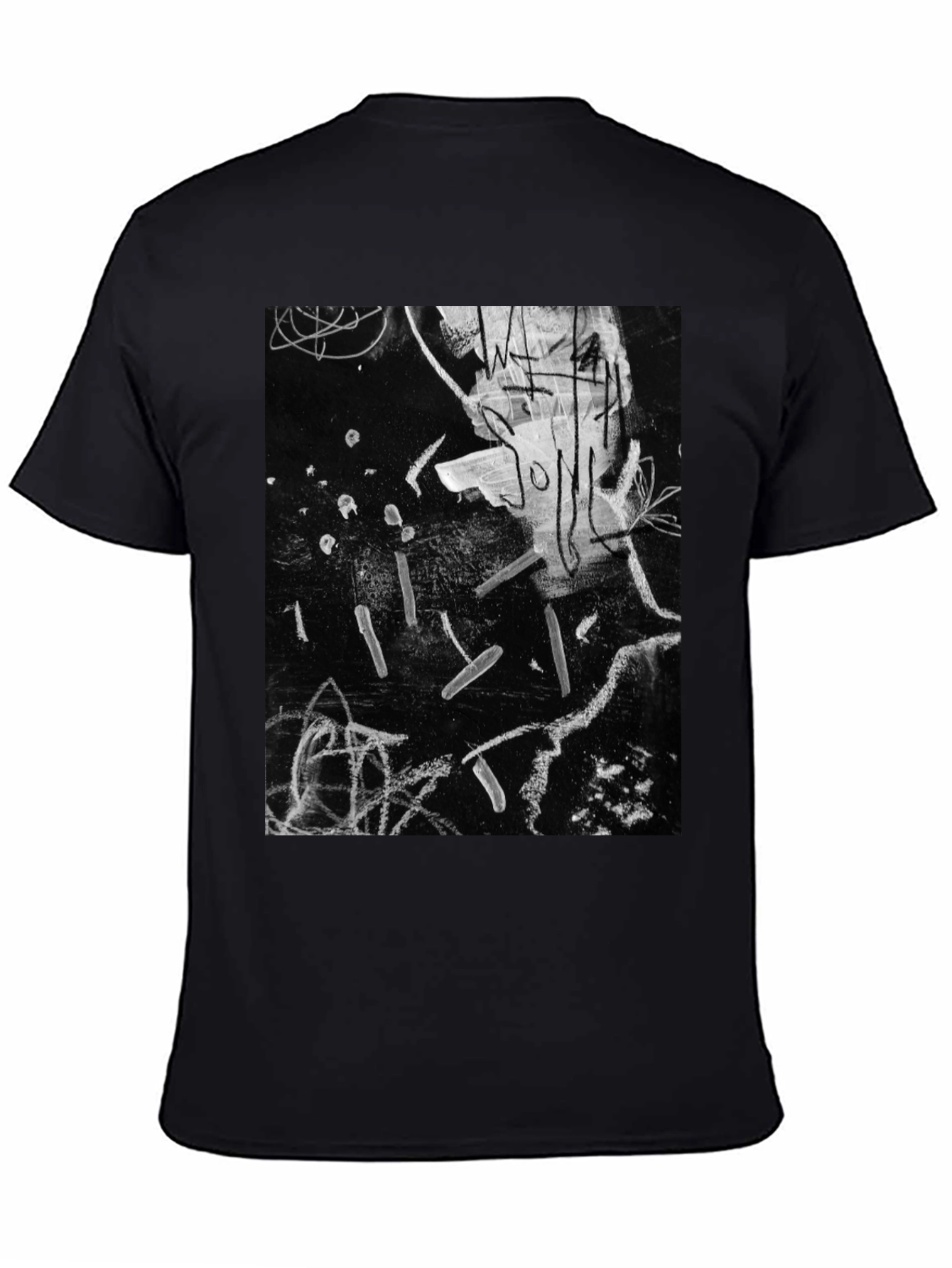 Abstract Art Black T-Shirt