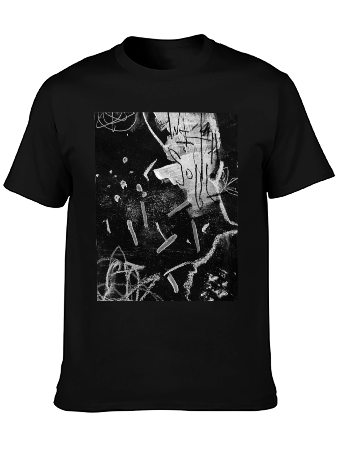 Abstract Art Black T-Shirt