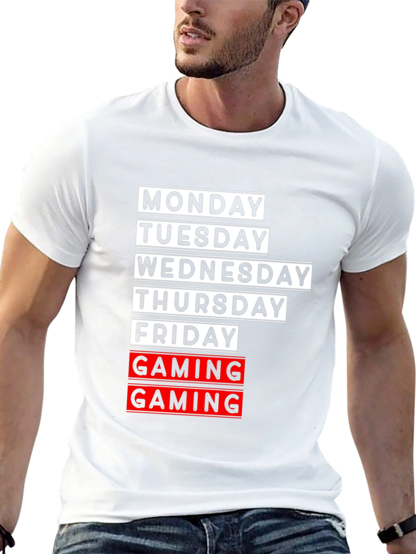 Gaming Days Graphic T-Shirt - Black