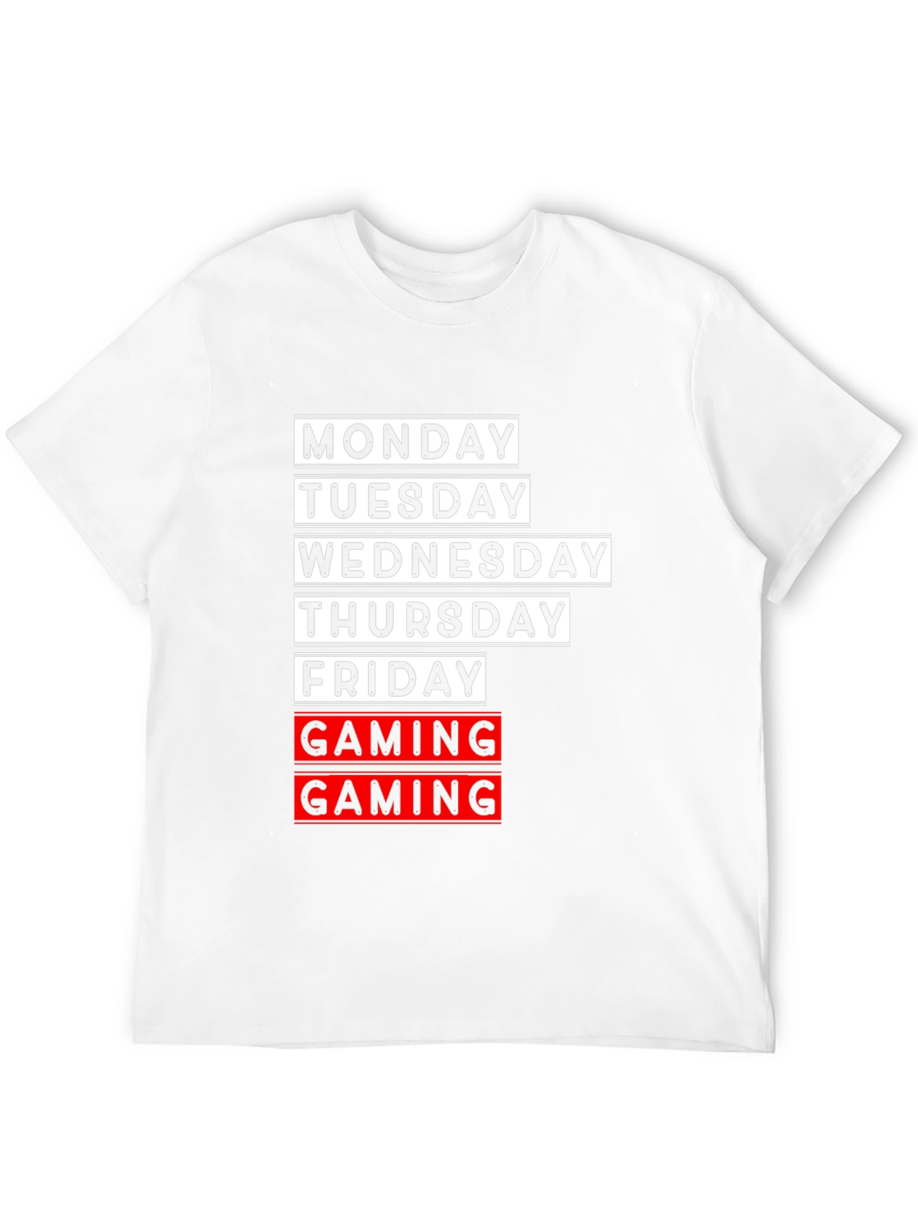 Gaming Days Graphic T-Shirt - Black