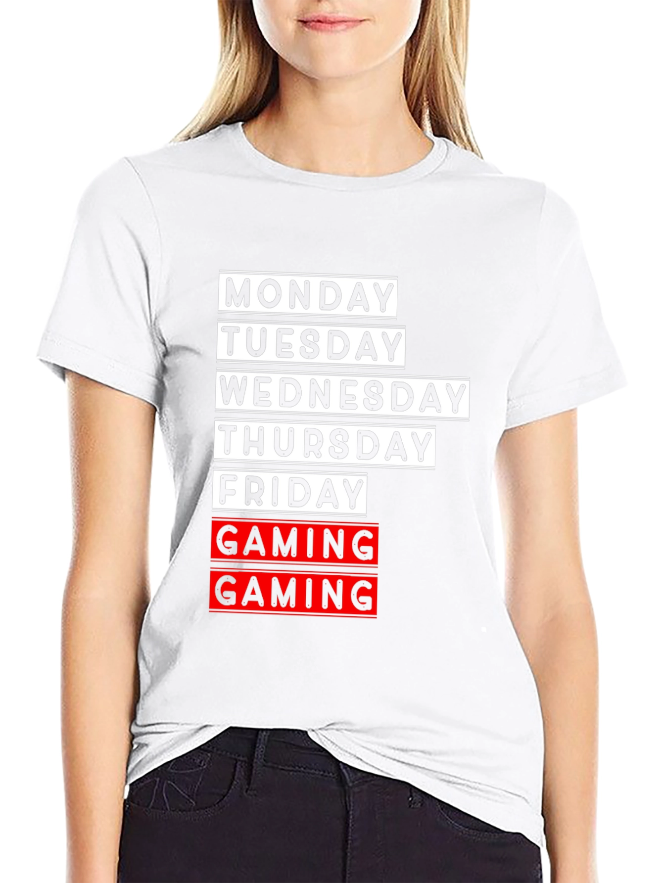 Gaming Days Graphic T-Shirt - Black