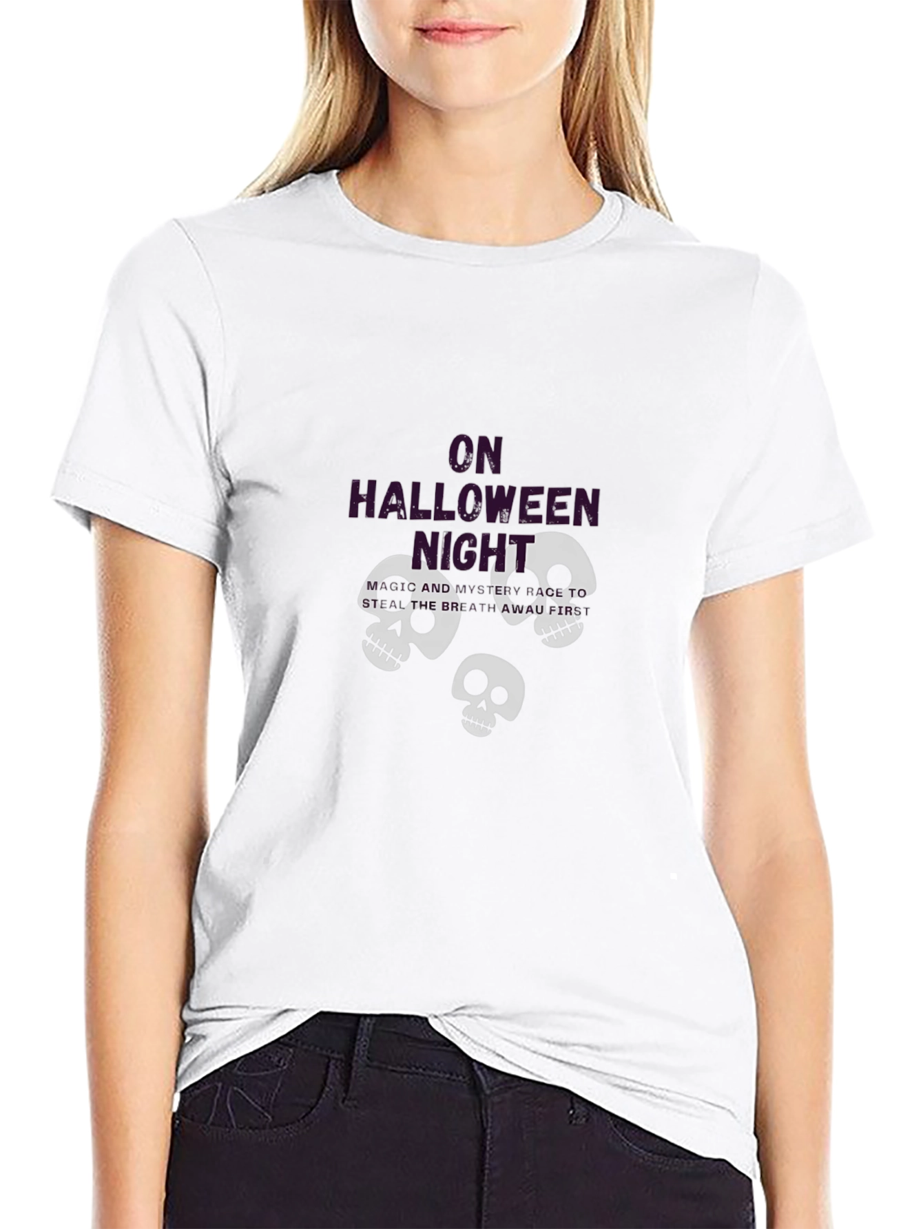 Halloween Night Skull T-Shirt