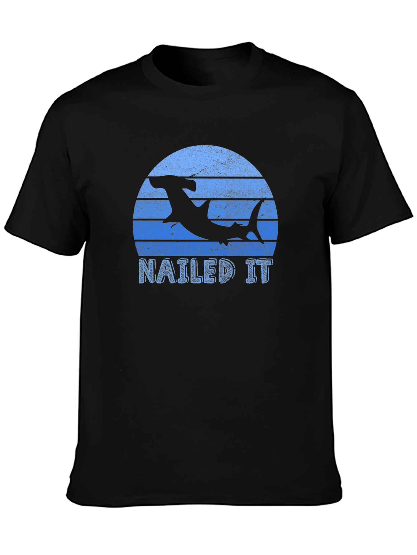 Hammerhead Shark Nailed It Graphic Tee