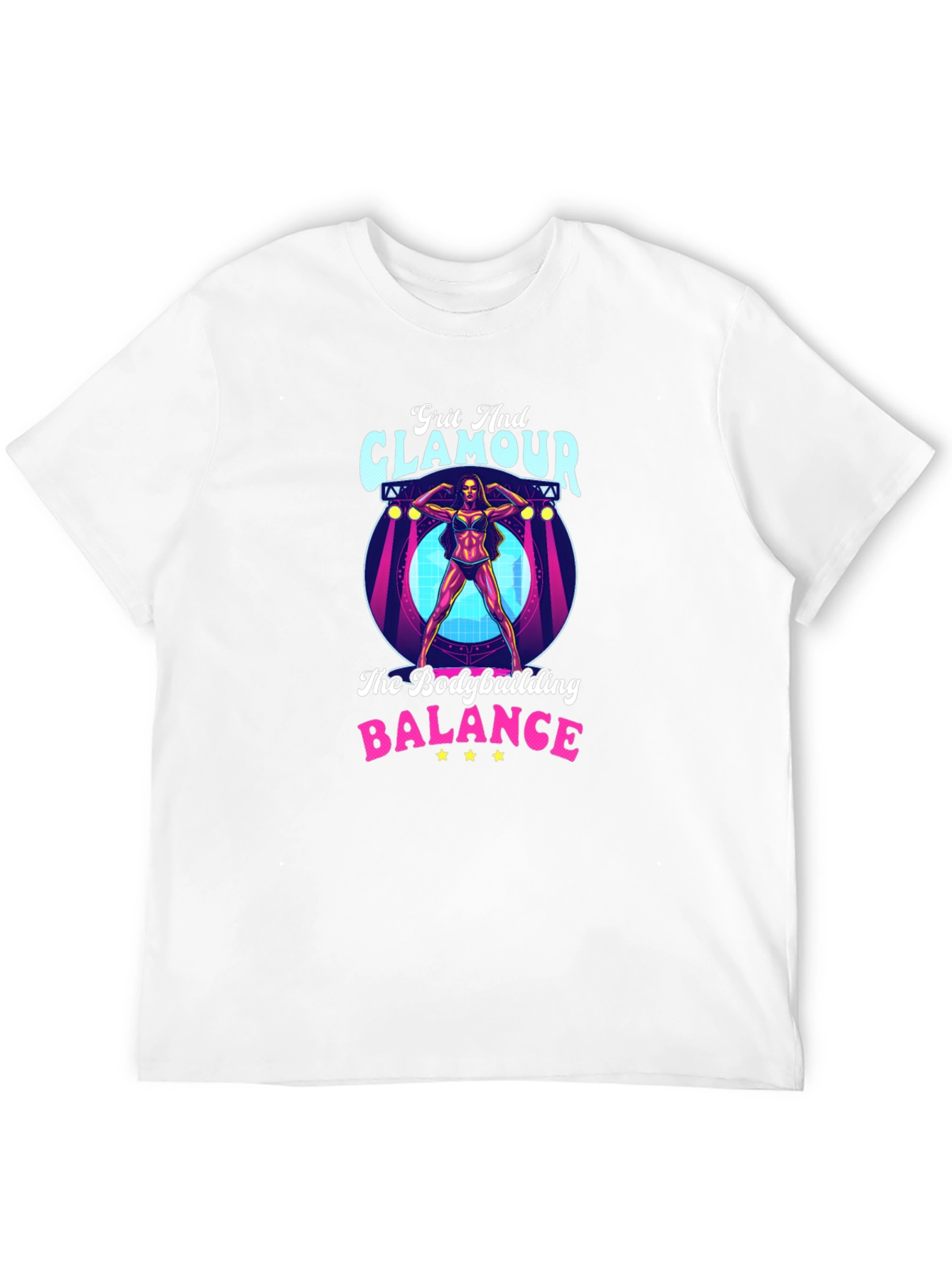 Grit & Glamour Bodybuilding T-Shirt