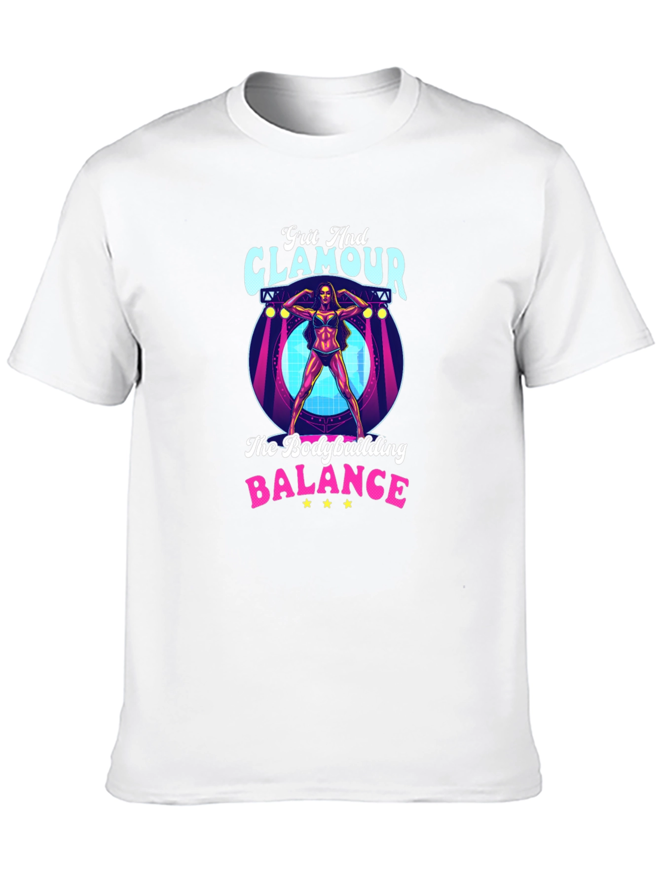 Grit & Glamour Bodybuilding T-Shirt
