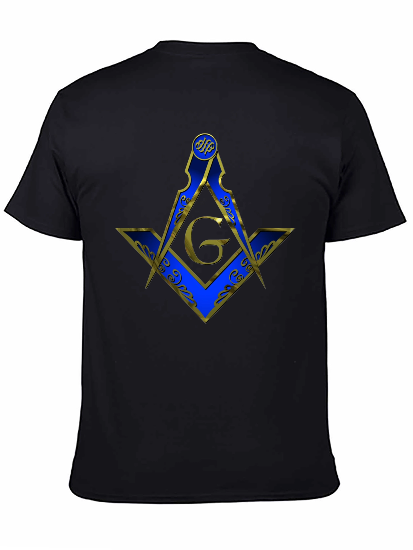 Masonic Square & Compasses Black T-Shirt